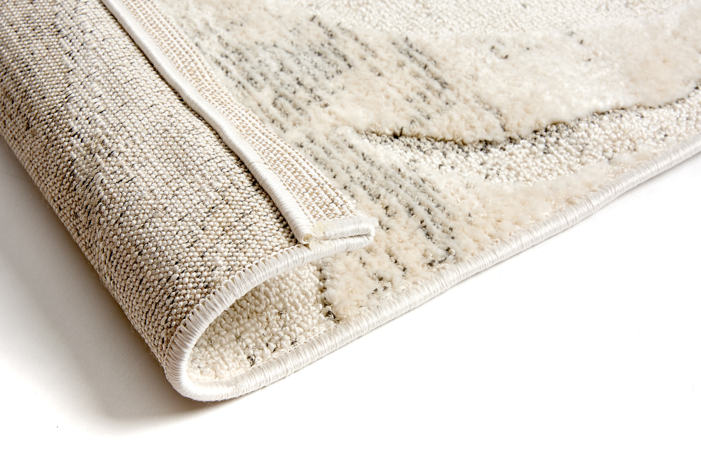 ASTRA Teppich »Lou 251«, rechteckig, 10 mm Höhe, Hoch Tief Struktur, Kurzflor, Wohnzimmer, Schlafzimmer
