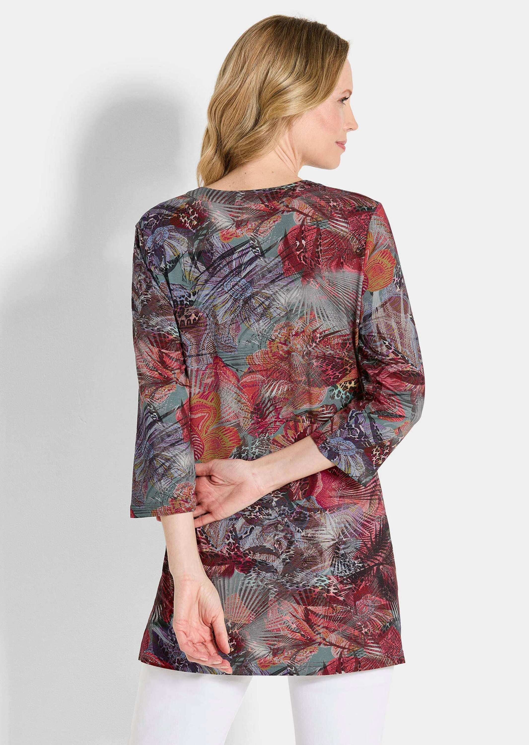 GOLDNER Tunika "Kurzgröße Tunika mit Knopfleiste aus Jersey" günstig online kaufen