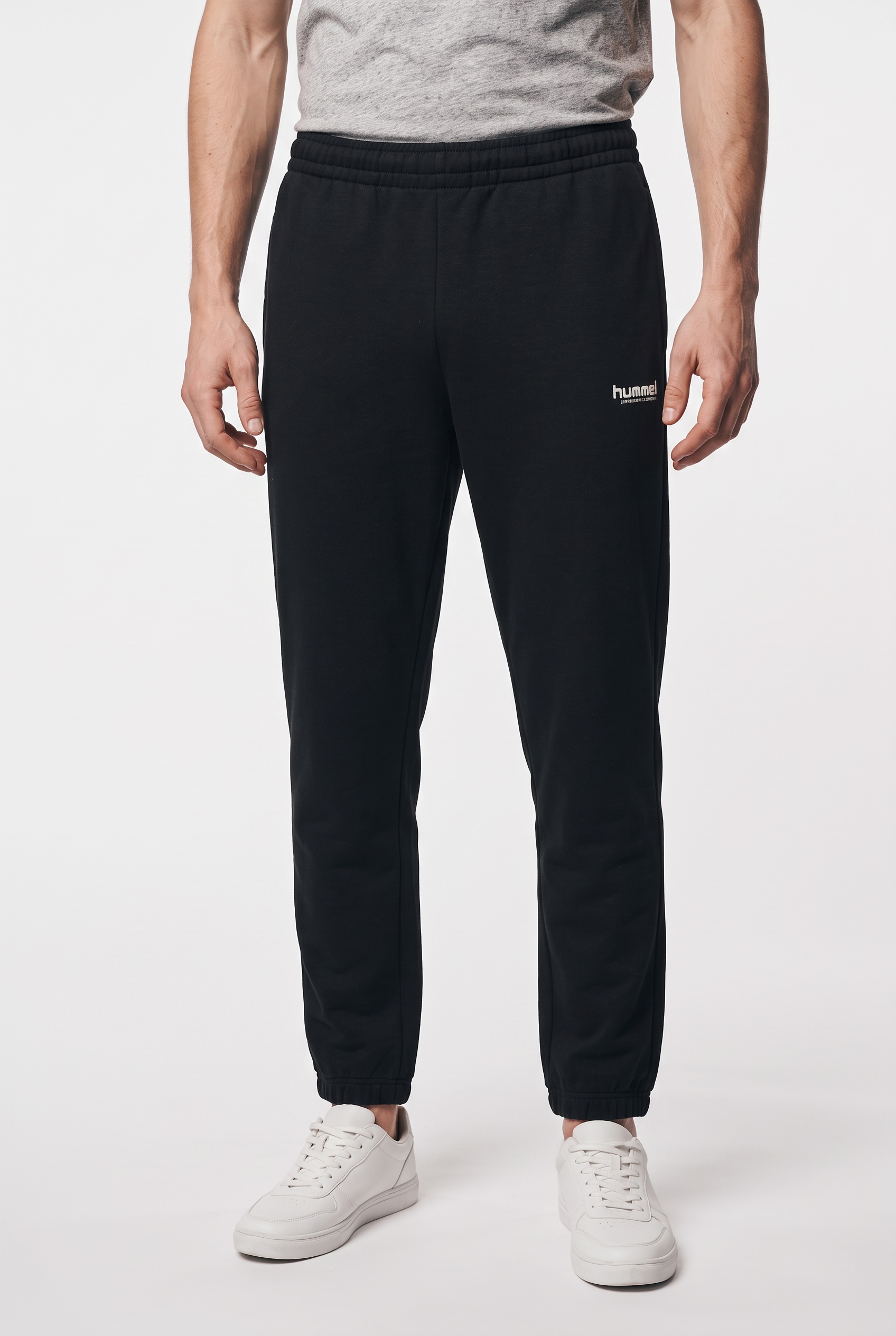 HUMMEL Herren Sweathose "HMLLEGACY 2.0 SWEATPANTS", schwarz, Gr. XL, Obermaterial: 60% Baumwolle, 40% Polyester, Hosen, aus Baumwolle und Polyester,