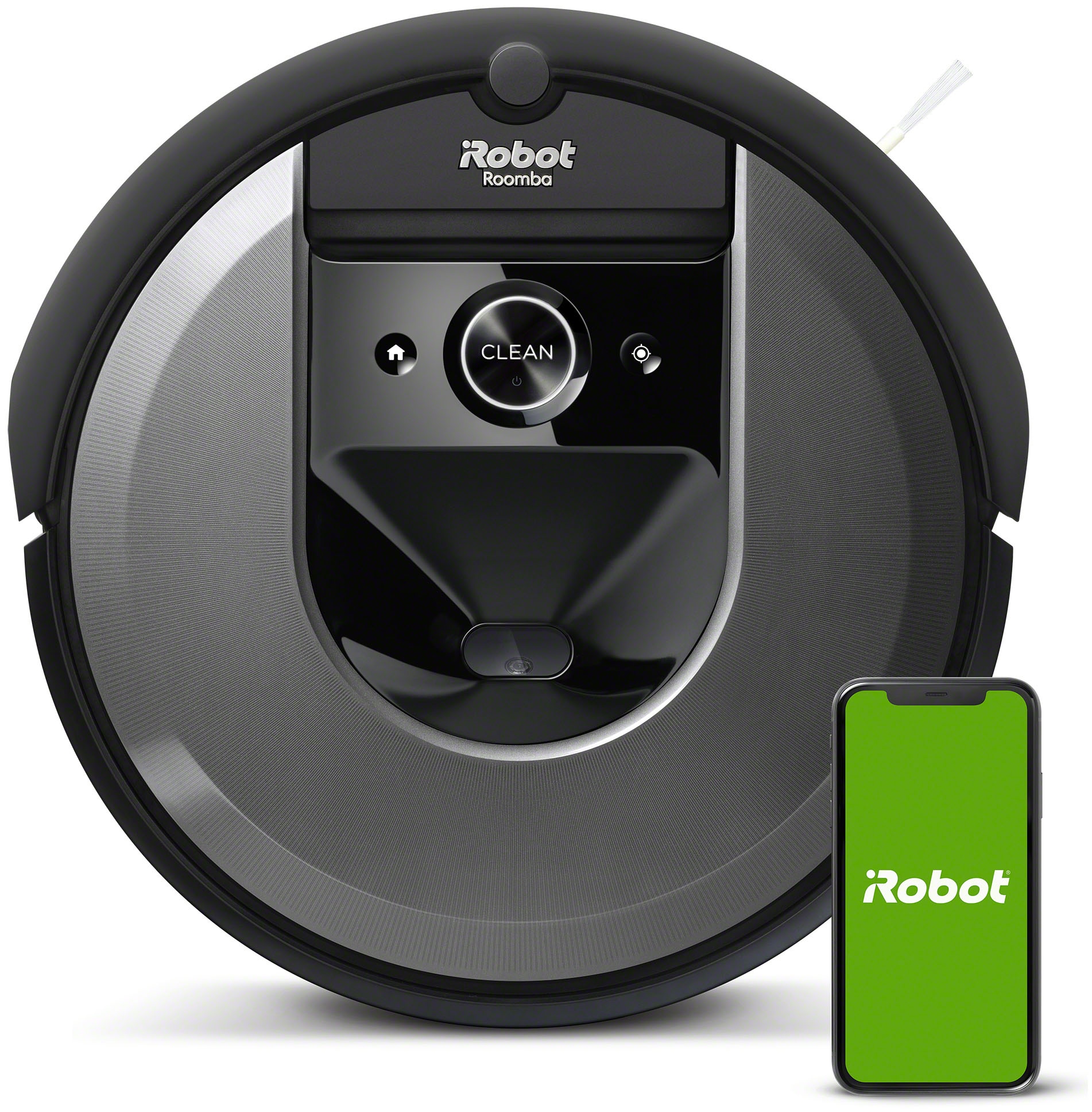 iRobot Saugroboter »Roomba BAUR | i7 Raten Einzelraumkaritierung (i7158)«, App-/Sprachsteuerung, auf
