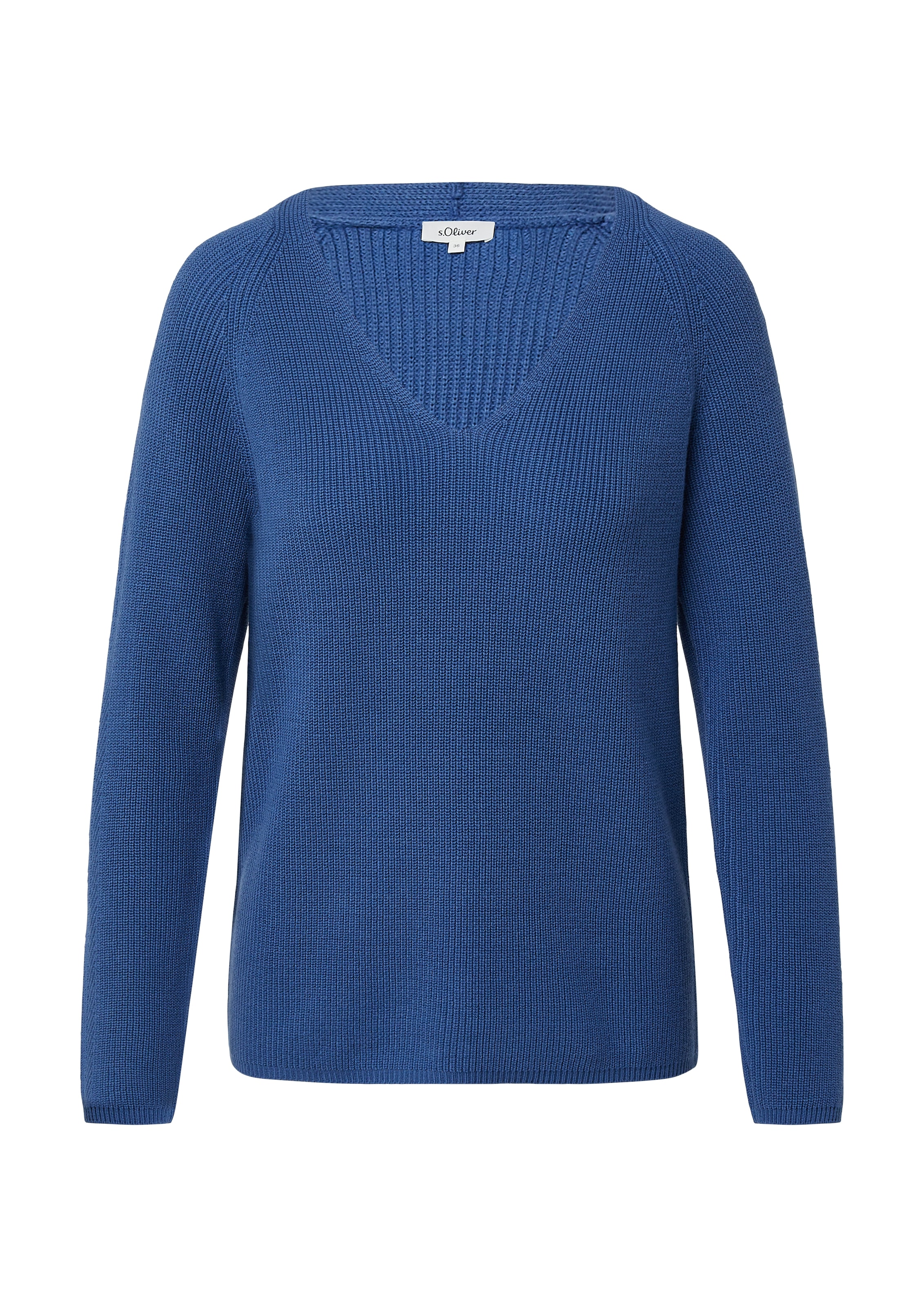 s.Oliver Strickpullover, mit V-Ausschnitt