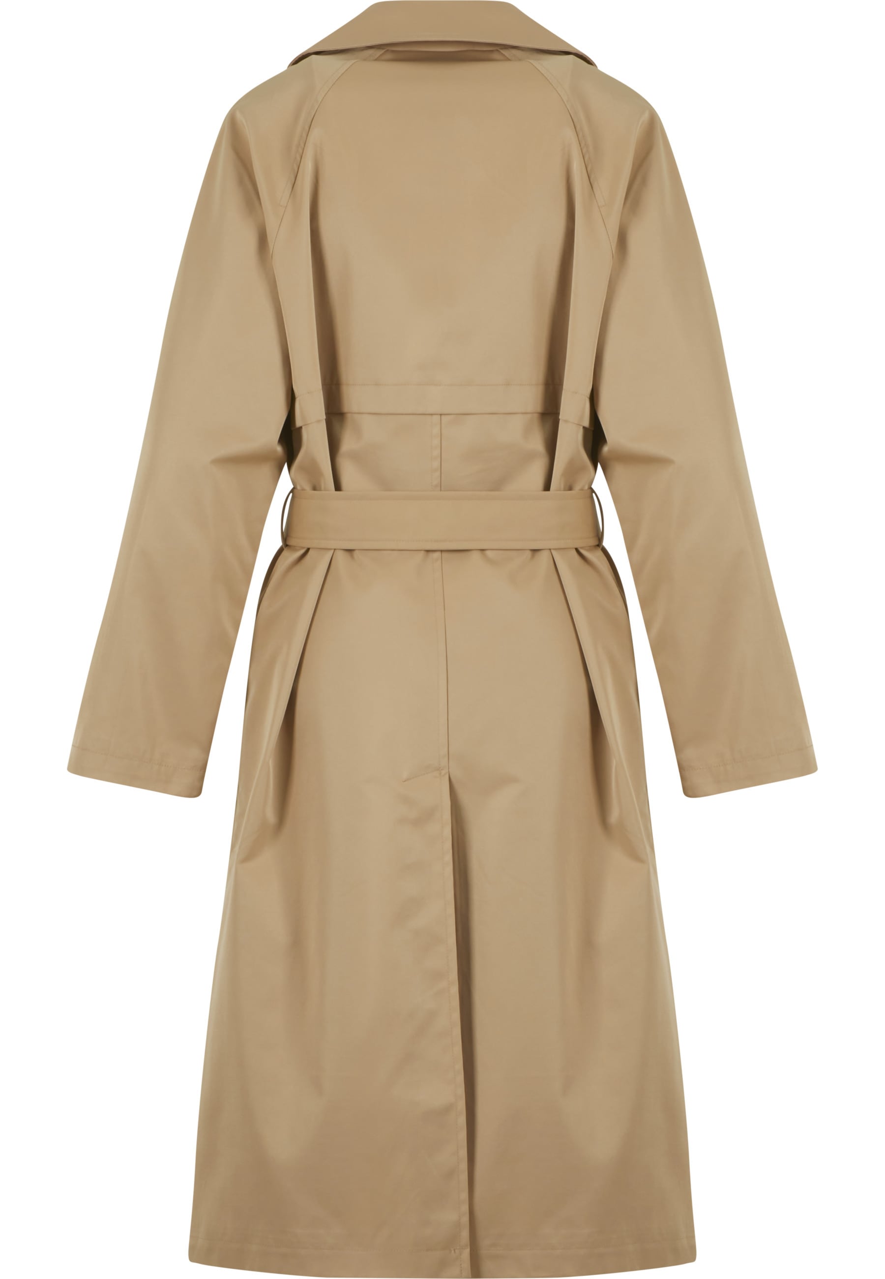 URBAN CLASSICS Winterjacke »Urban Classics Ladies Trenchcoat« 1 Stk. tlg. ohne Kapuze