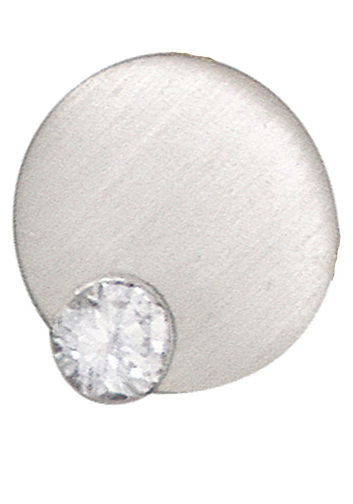 JOBO Damen Runder Anhänger "Kleiner Platinanhänger 10 mm", SI = kleine Einschlüsse, Diamanten Platin 950platin 950, Diamanten, Platin 950,