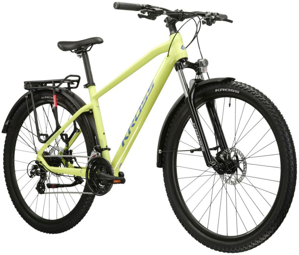 Kross Mountainbike »KROSS MTB Hardtail Hexagon 2.0 29" grün 21 Gänge«, 21 Gang, Shimano, ALTUS M310 Schaltwerk, Kettenschaltung
