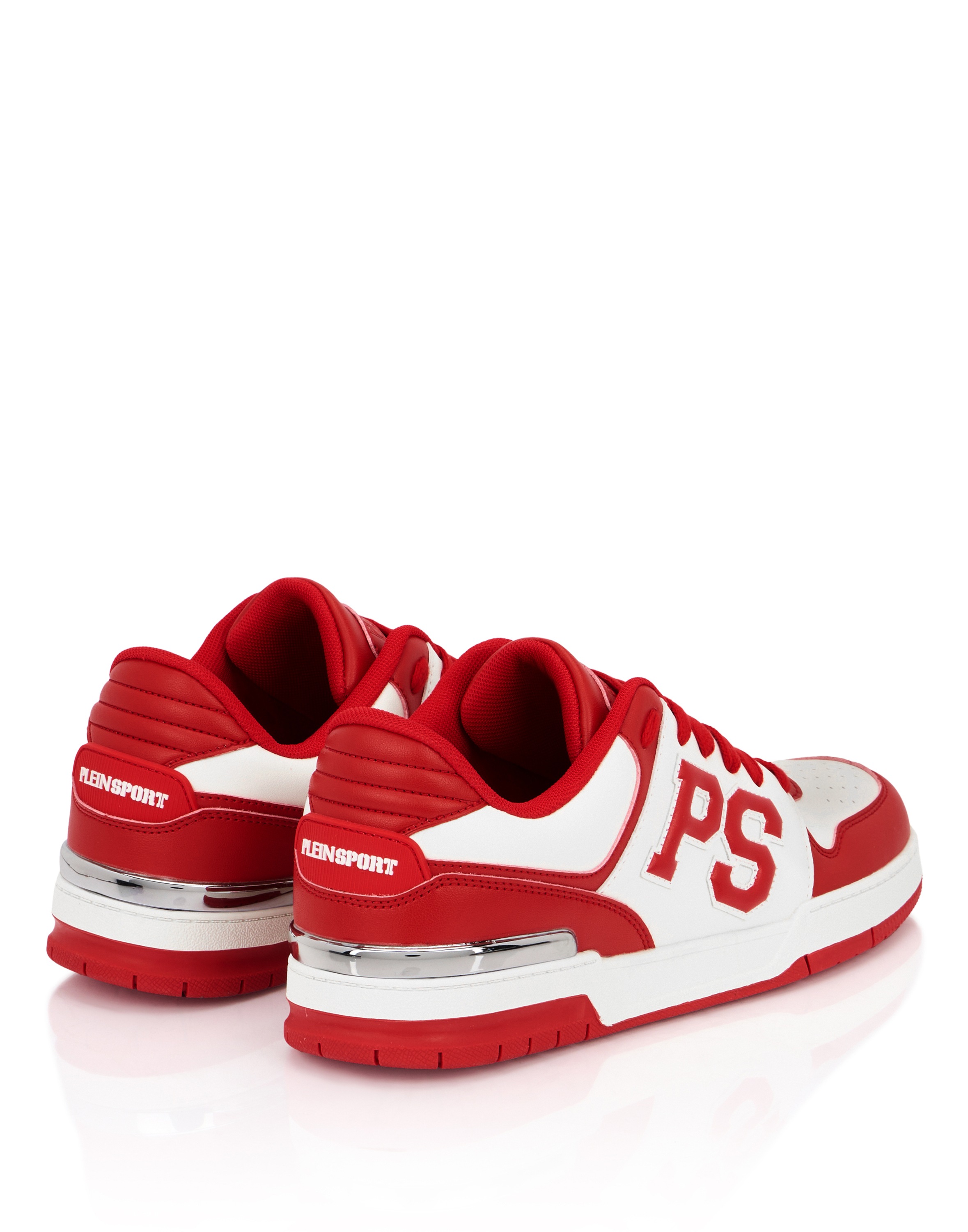 Sneaker PLEIN SPORT "Ps", Damen, Gr. 37, Normalschaft, weiß (0113, weiß, rot), Schuhe Sneaker 3