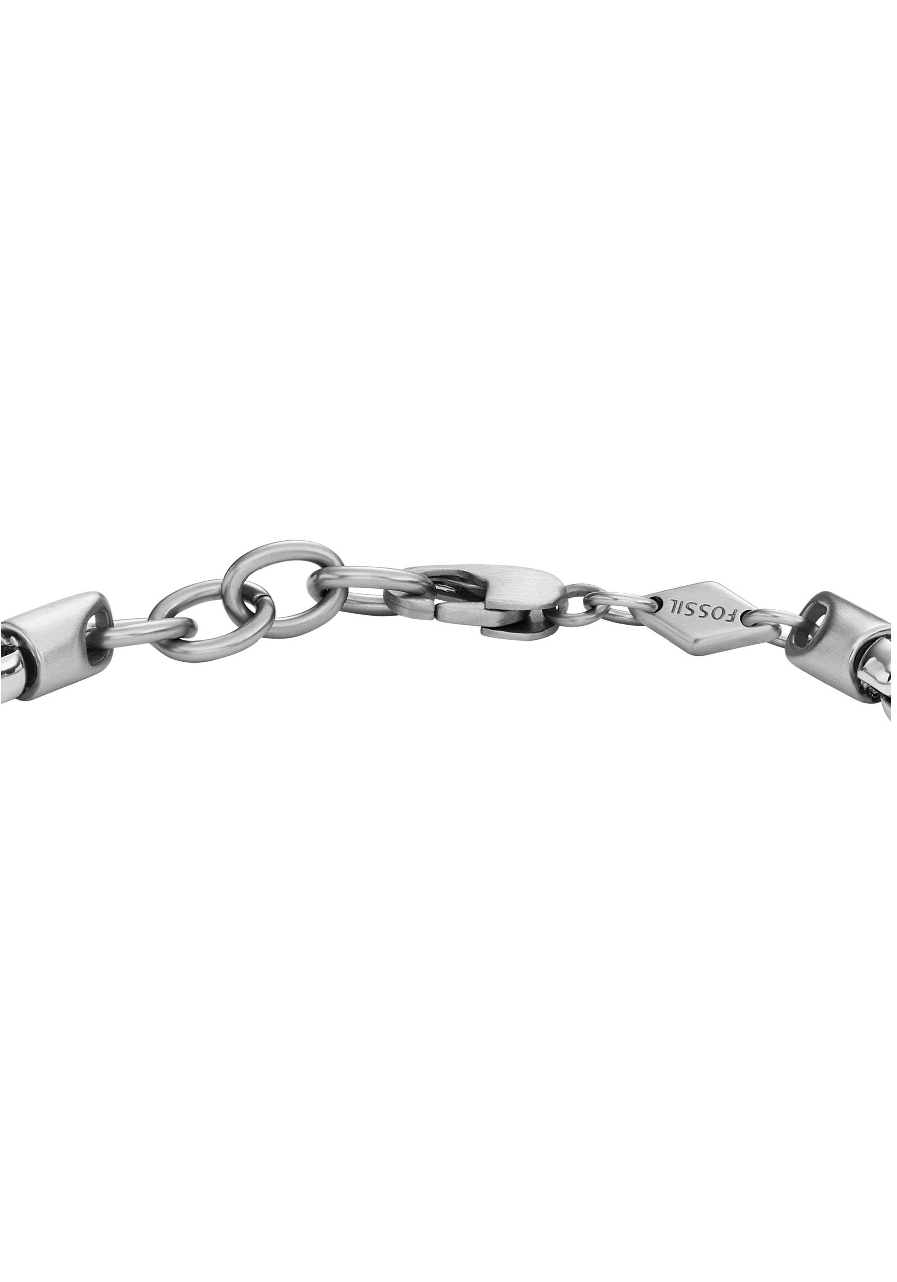Edelstahlarmband FOSSIL "Schmuck Geschenk Edelstahl Armschmuck JEWELRY", gold (edelstahlfarben, gelbgoldfarben), Armbänder, Damen, 19,5cm, Edelstahl, Edelstahlarmband 5