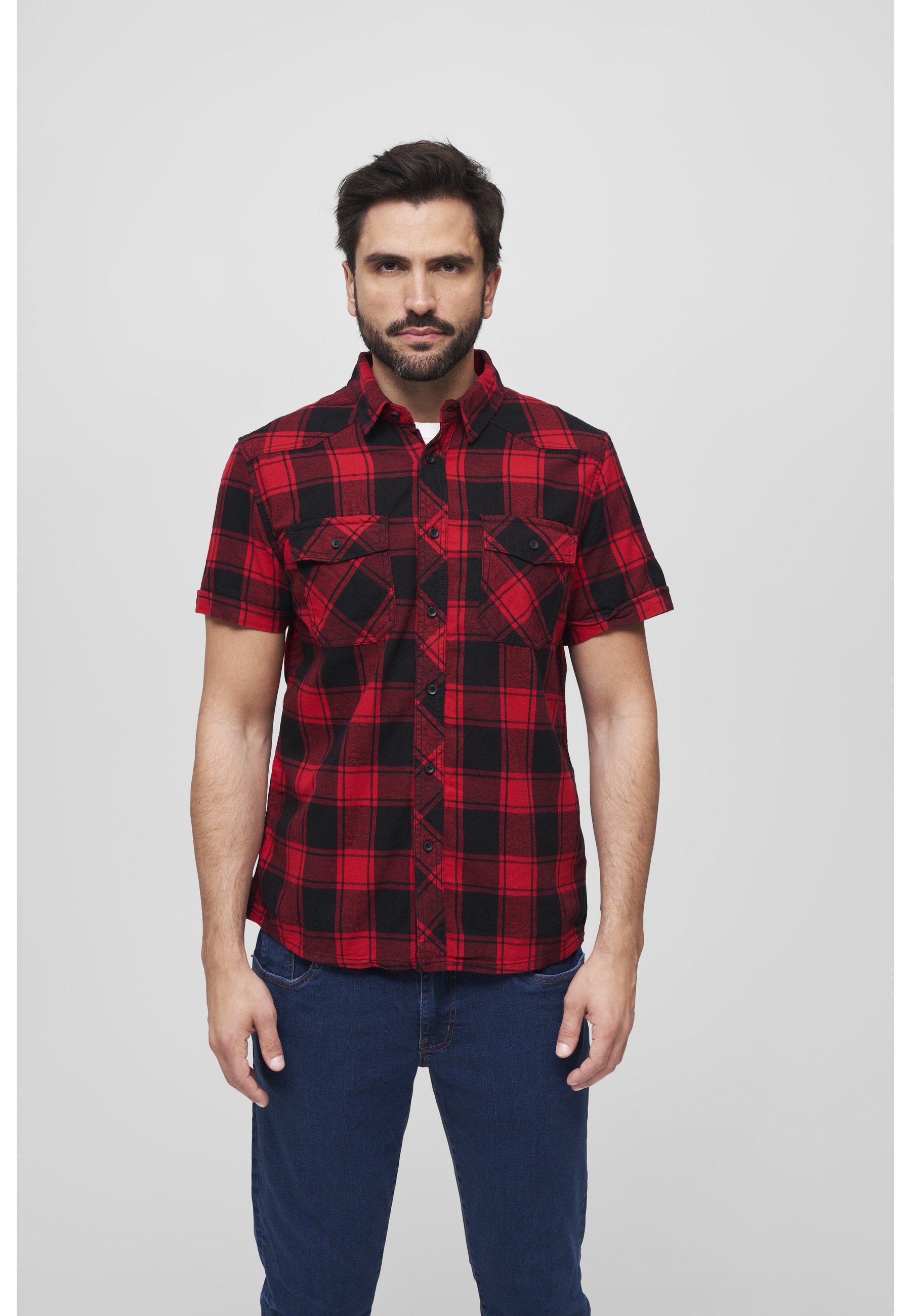 Brandit Kurzarmshirt »Brandit Herren Checkshirt Halfsleeve« 1 Stk.