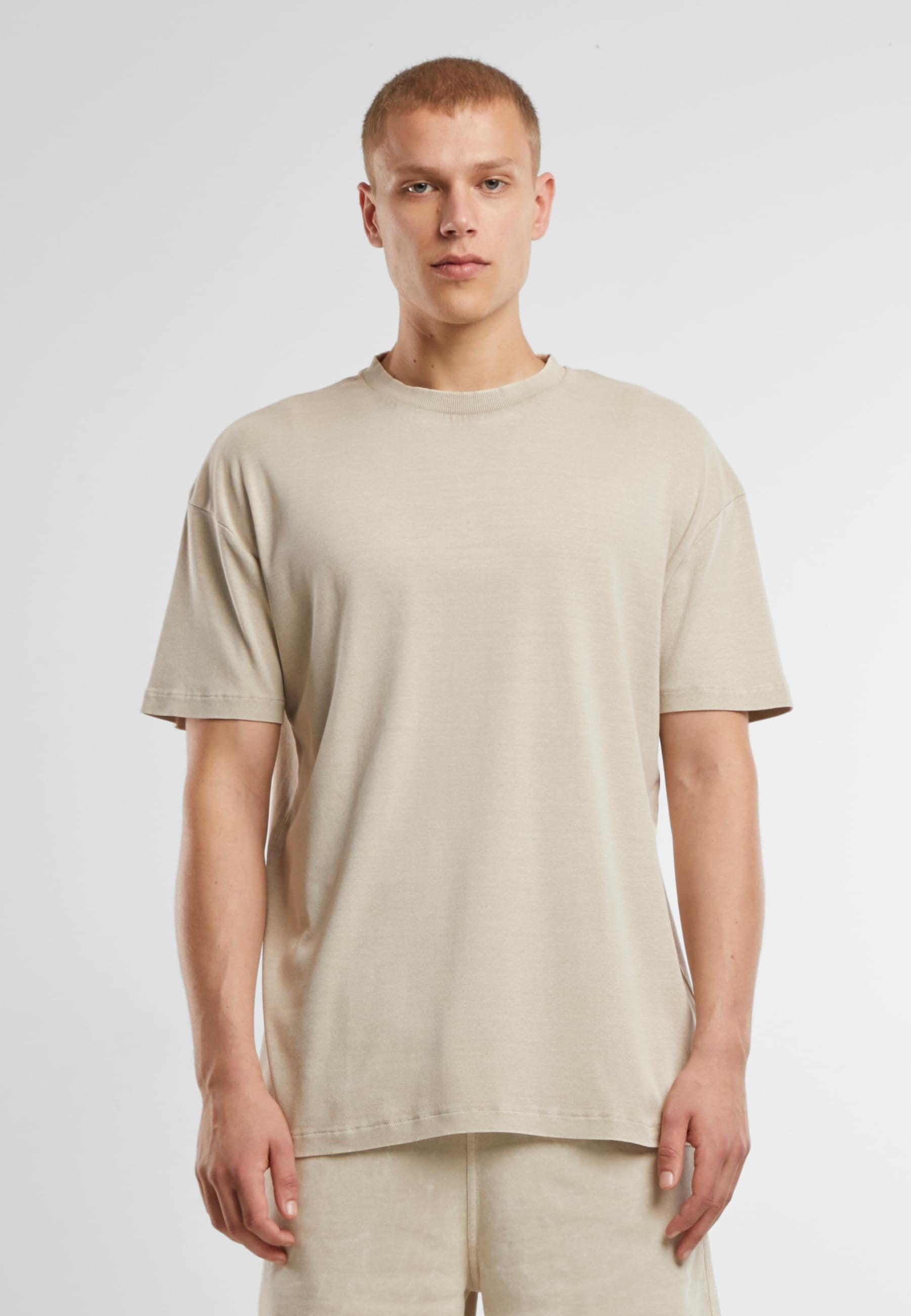 URBAN CLASSICS T-Shirt »Urban Classics Washed Rib Tee«, (1 tlg.)