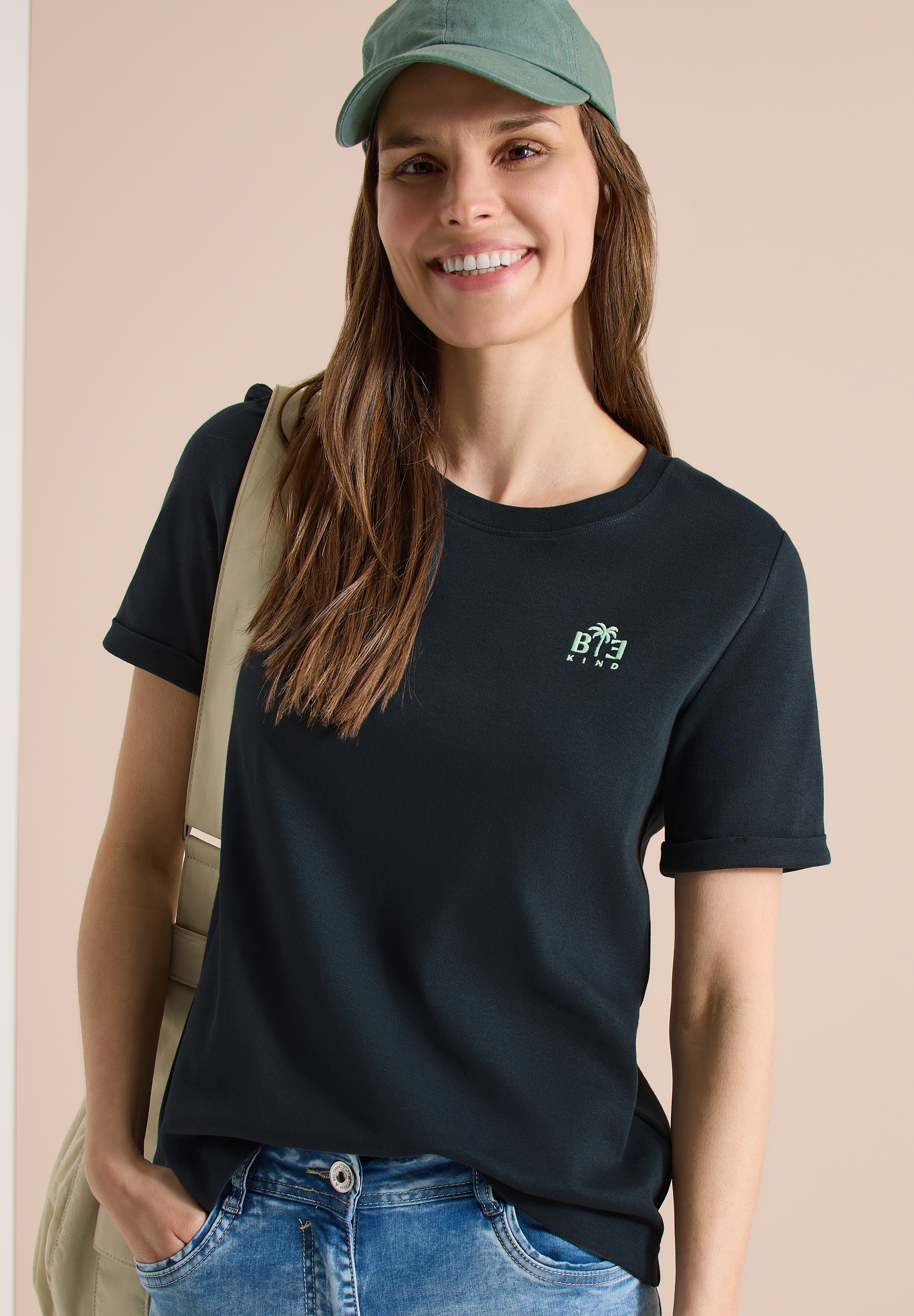 Cecil T-Shirt mit Rundhalsausschnitt