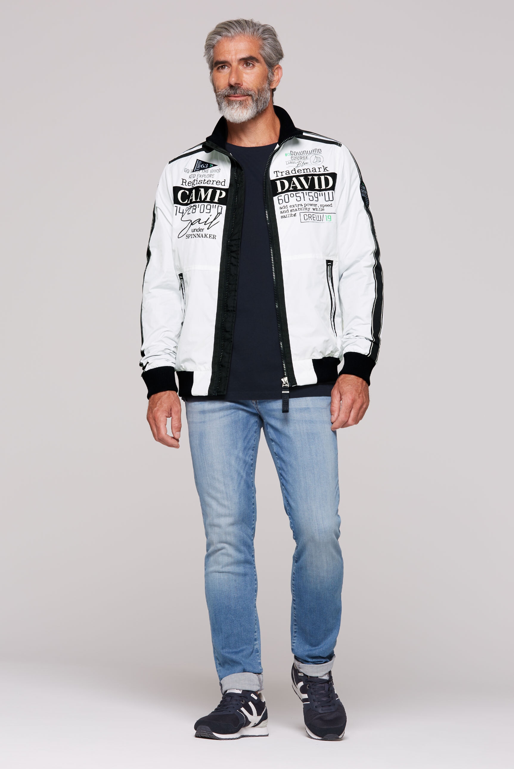 CAMP DAVID Outdoorjacke, ohne Kapuze