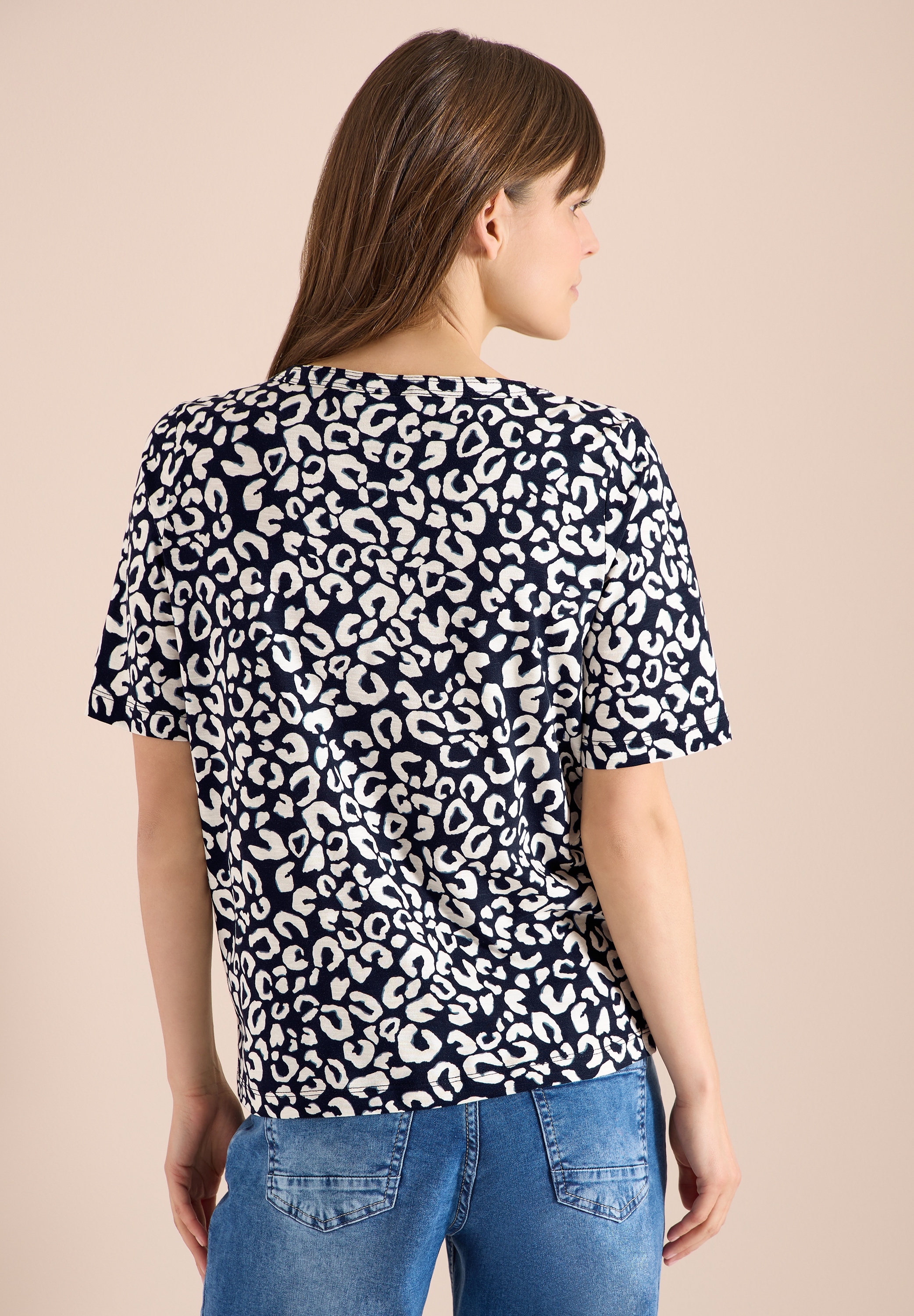 Cecil 3/4-Arm-Shirt mit Leoprint
