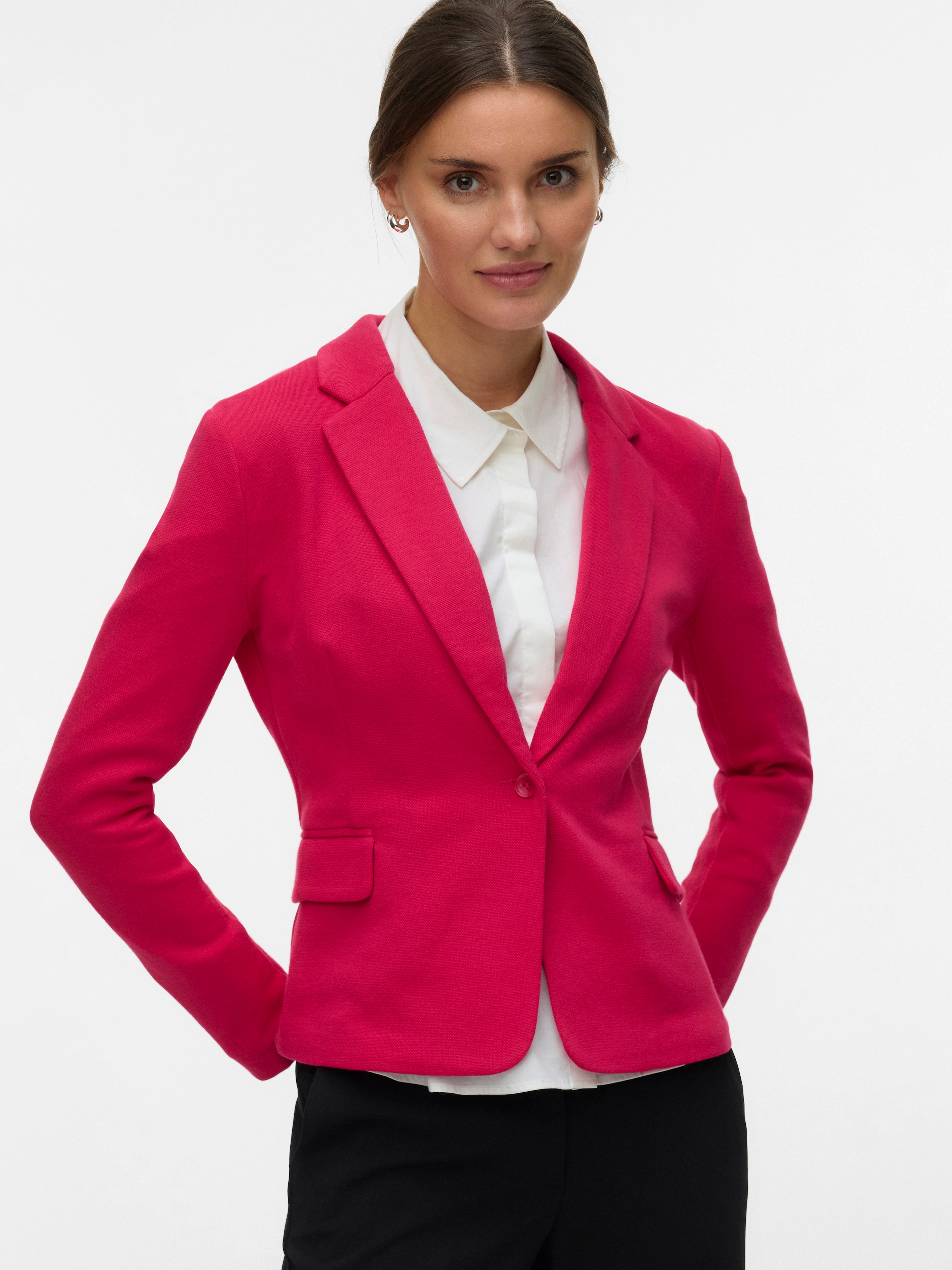 Vero Moda Jerseyblazer "VMJULIA LS BLAZER JRS NOOS" Materialmix, regular fit