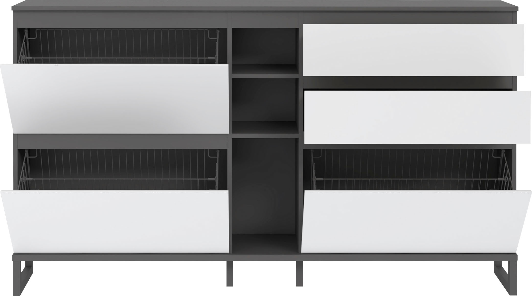 FORTE Schuhschrank »Quayle«, Schuhkipper, Breite 174,8cm