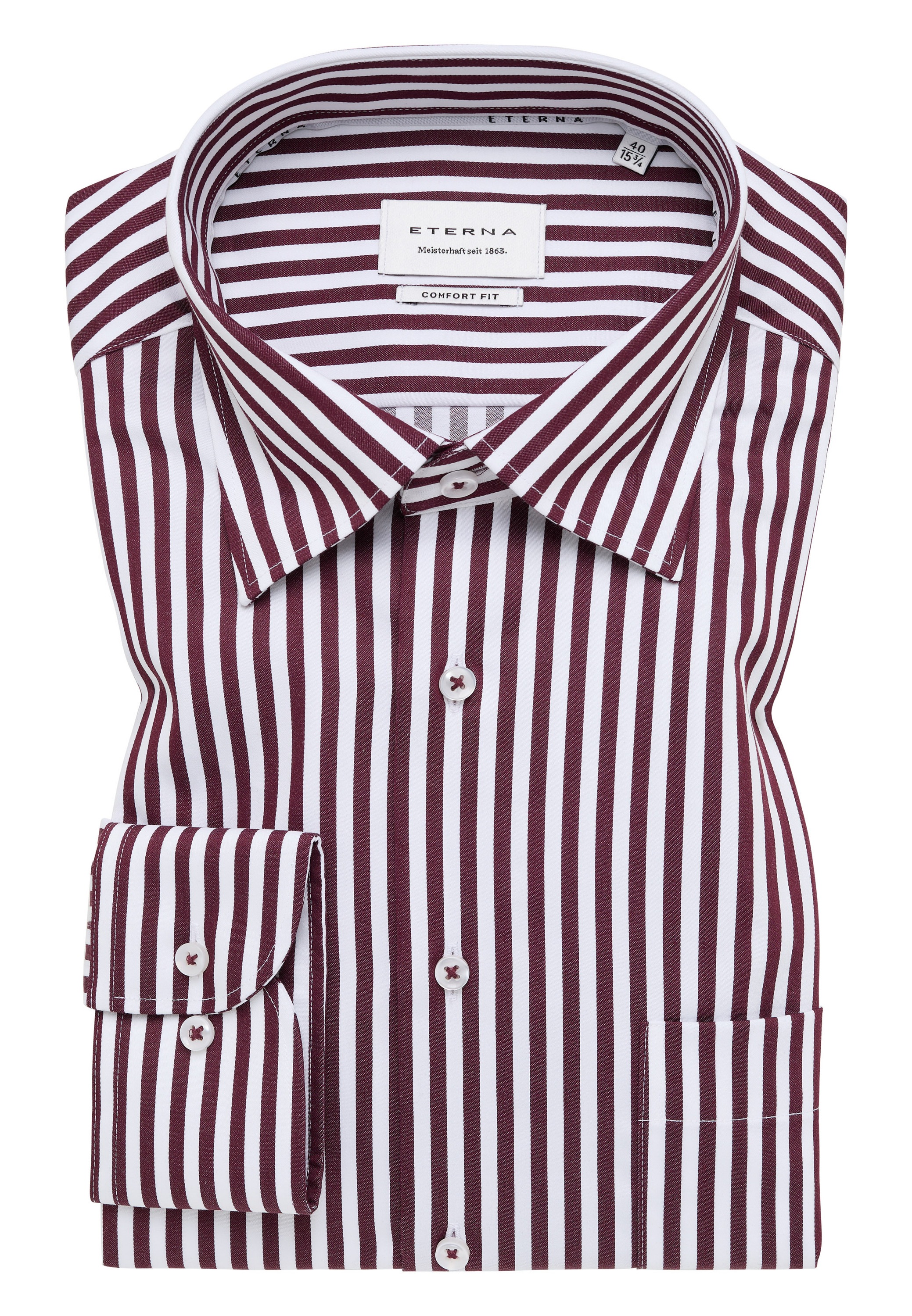 Eterna Langarmhemd »COMFORT FIT«, NON IRON (bügelfrei)