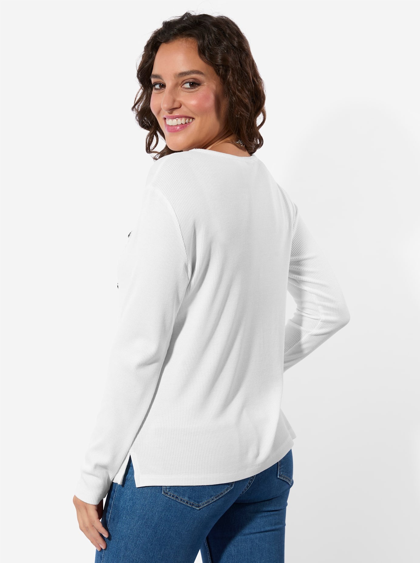 Casual Looks Langarmshirt "Rundhals-Shirt" 1 tlg. günstig online kaufen