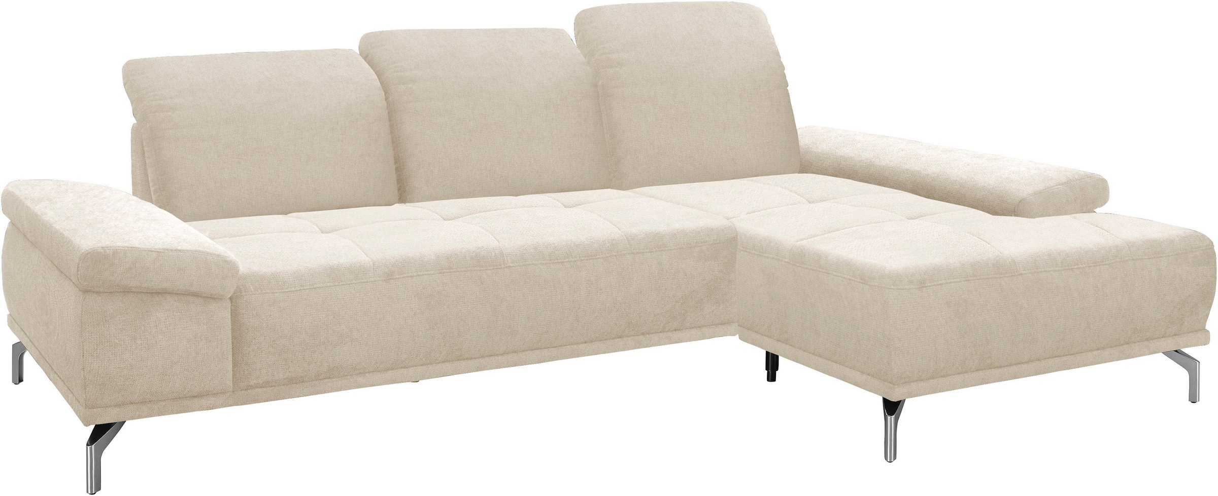 Places of Style Ecksofa "Caluna", Inkl.Sitztiefenverstellung, wahlweise mit günstig online kaufen