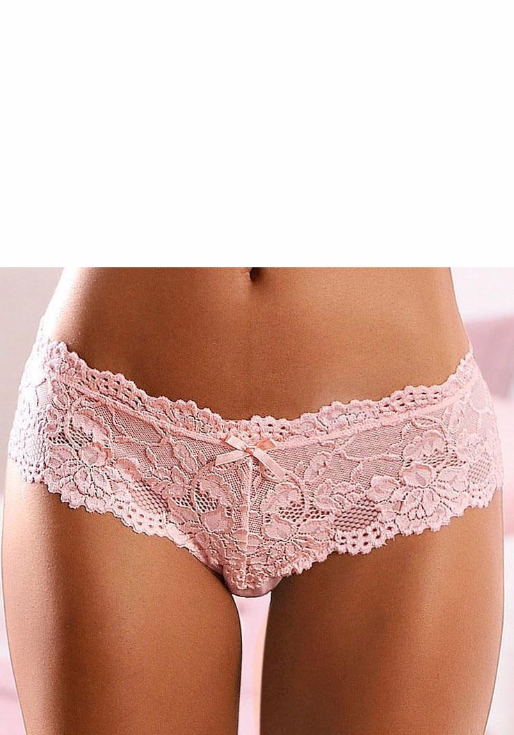 Vivance Panty, (Packung, 2 Stück), aus elastischer Spitze, sexy Dessous