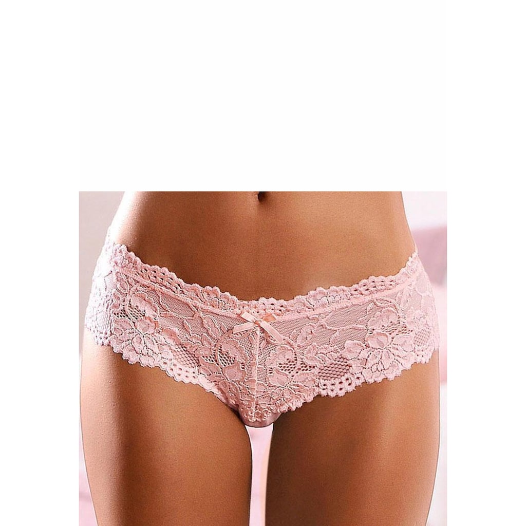 Vivance Panty, (Packung, 2 Stück), aus elastischer Spitze, sexy Dessous