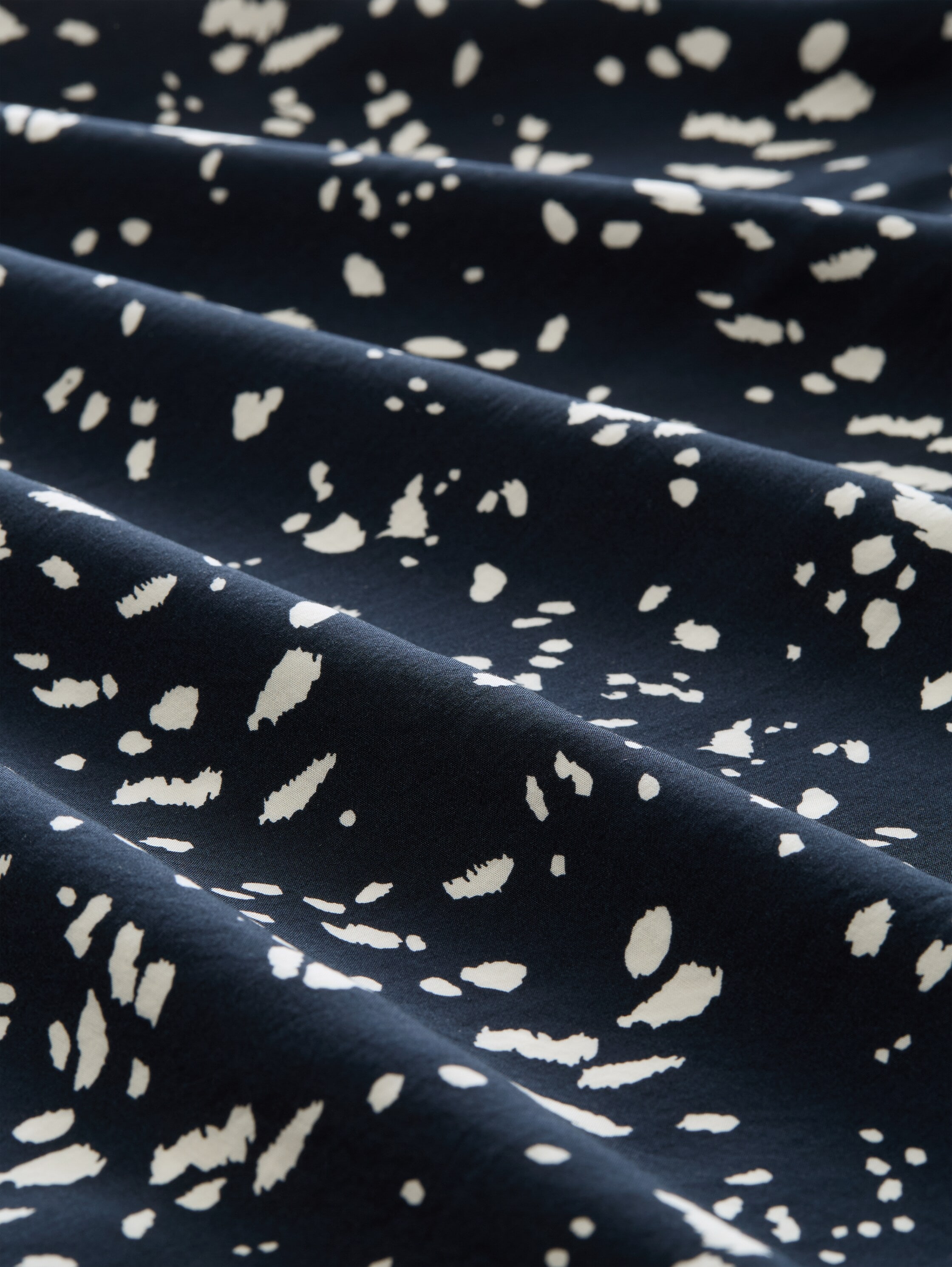 TOM TAILOR Blusentop mit Allover-Muster und mit Viskose