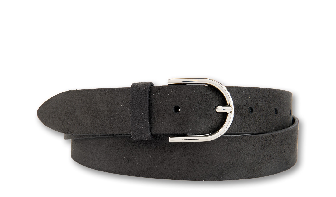 BERND GÖTZ Ledergürtel »Ledergürtel mit Velours und Designschließe«