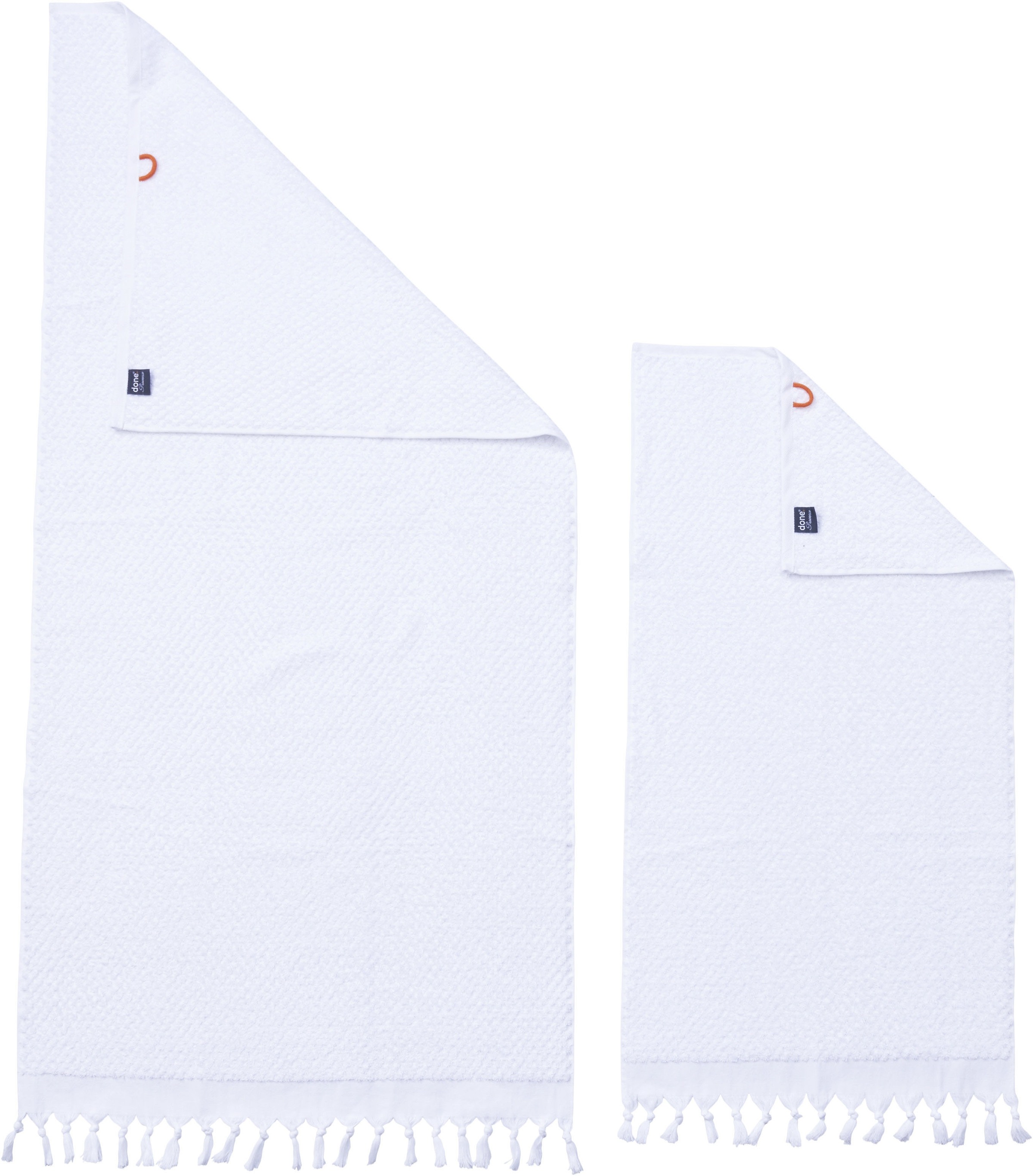 done. Handtuch Set "Provence Honeycomb" in Honigwaben-Optik, mit Fransen günstig online kaufen