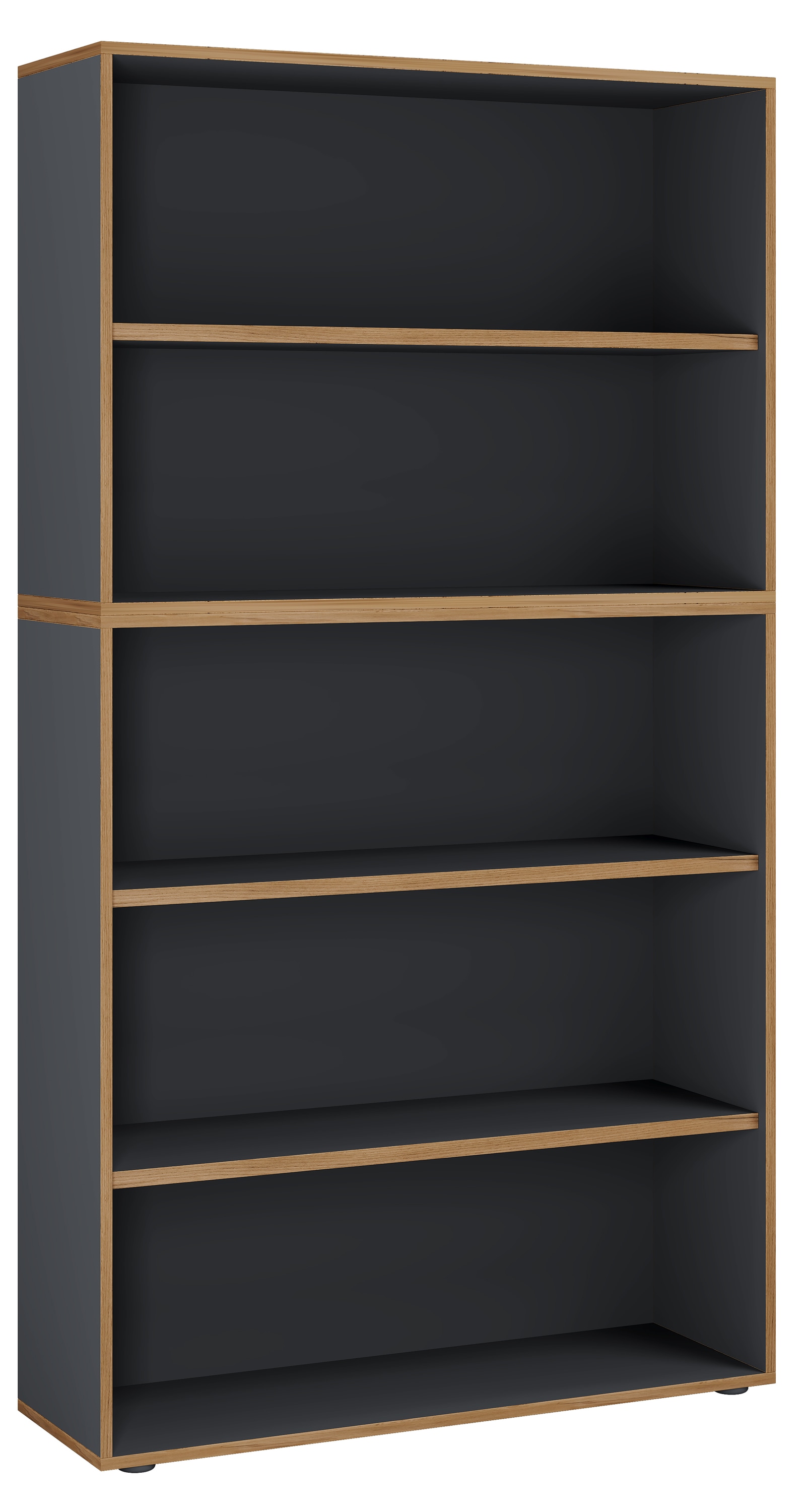 VCM Aktenregal »VCM Holzregal stehend | platzsparender Aktenschrank | Maße ca. B. 100 x H. 183 x T. 33 cm | Elegantes Regal | Büroregal ¿ Salia 5fach B. 100 cm«