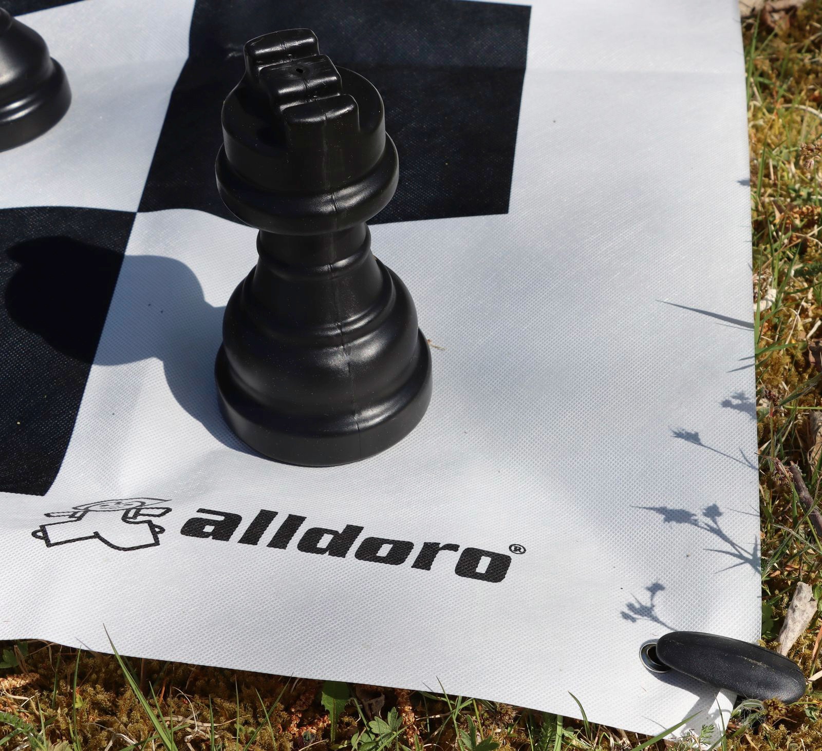 alldoro - XXL Garten Schach mit Tragetasche, inkl. Spielfeld