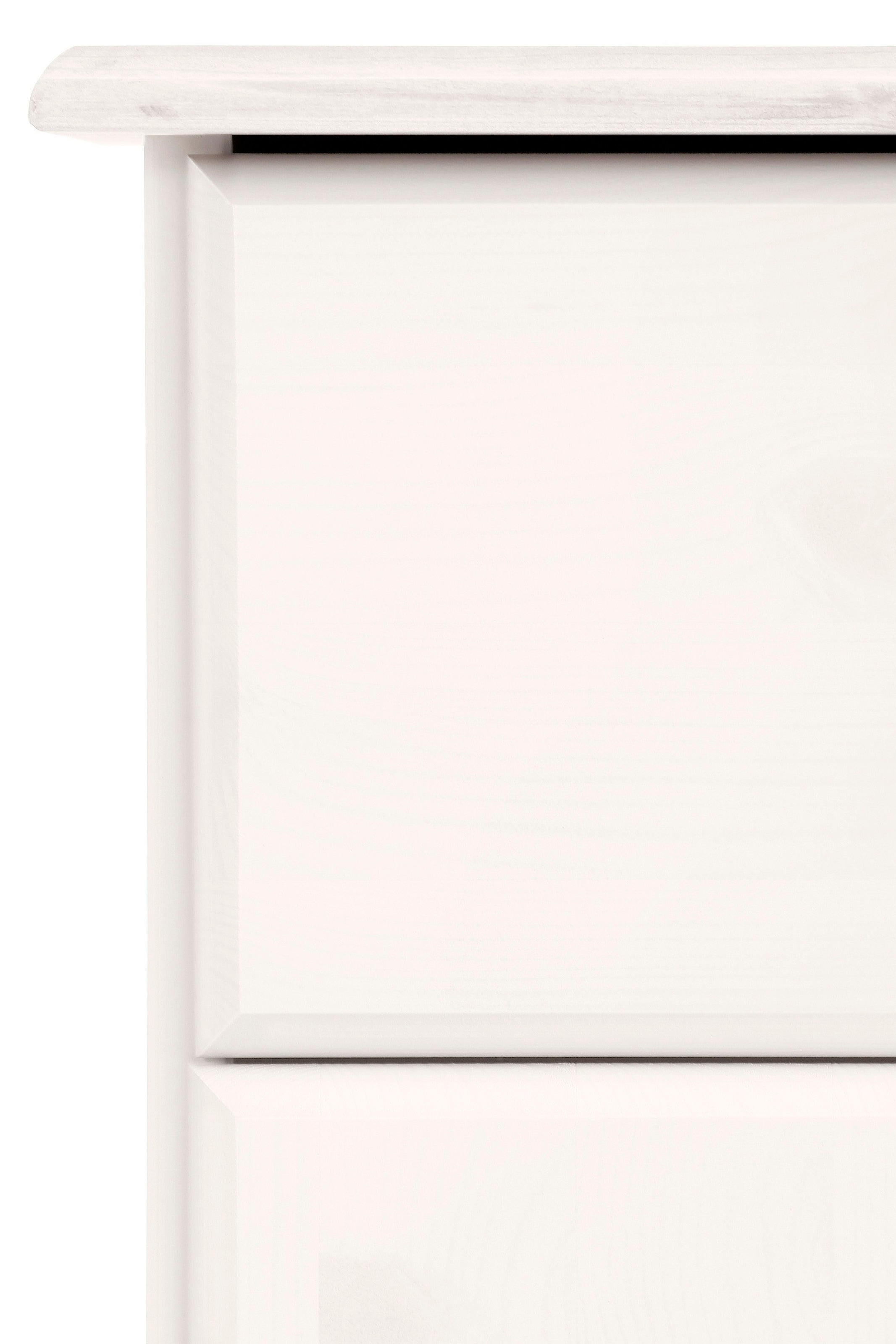 Home affaire Sideboard »Mette«, Kommode mit gefrästen, kugelförmigen Füßen, Breite 80 cm