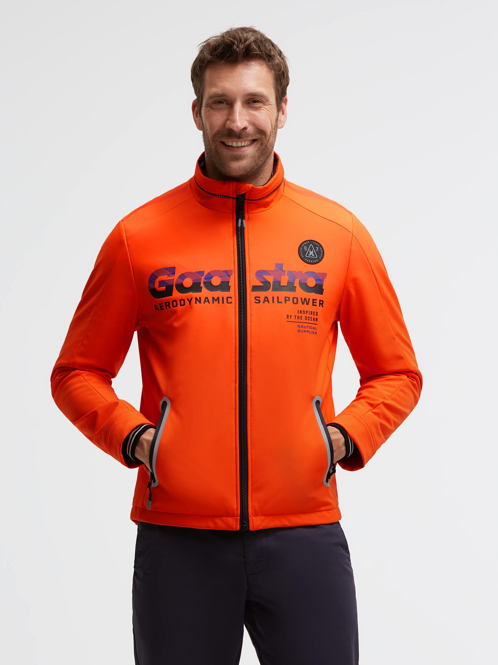Gaastra Softshelljacke ohne Kapuze mit Windfangleiste