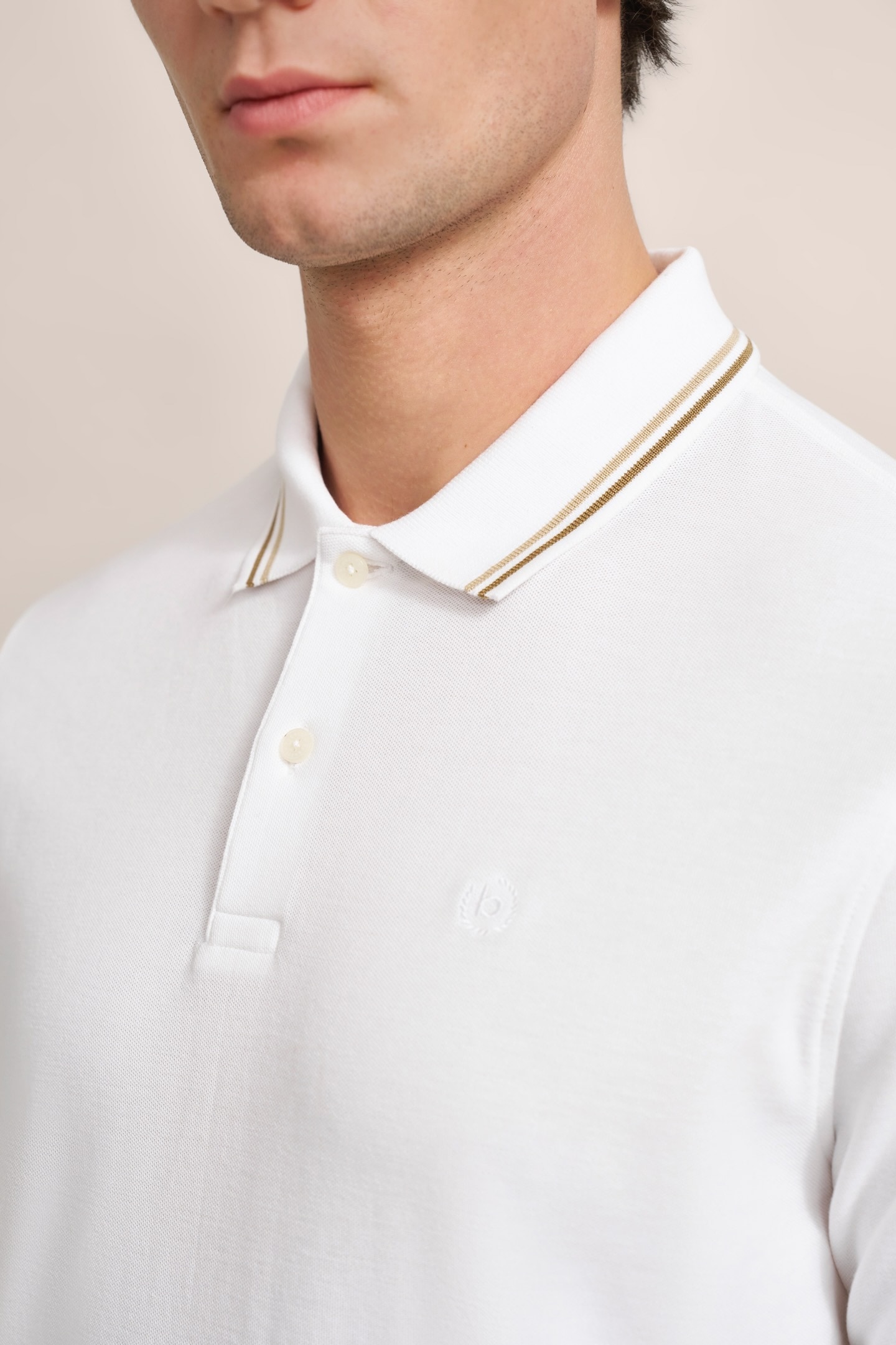bugatti Poloshirt, mit Kontraststreifen