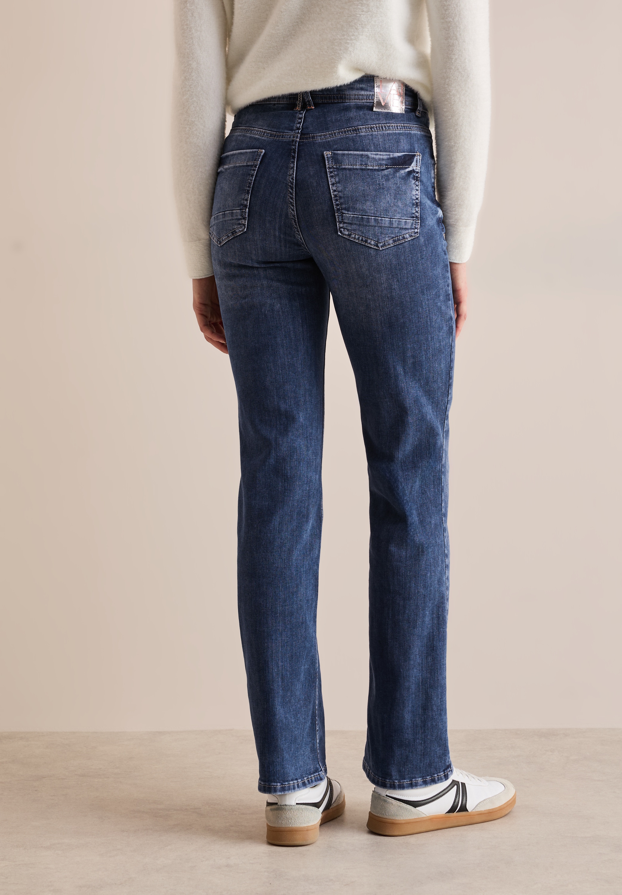 Cecil Bootcut-Jeans, High Waist