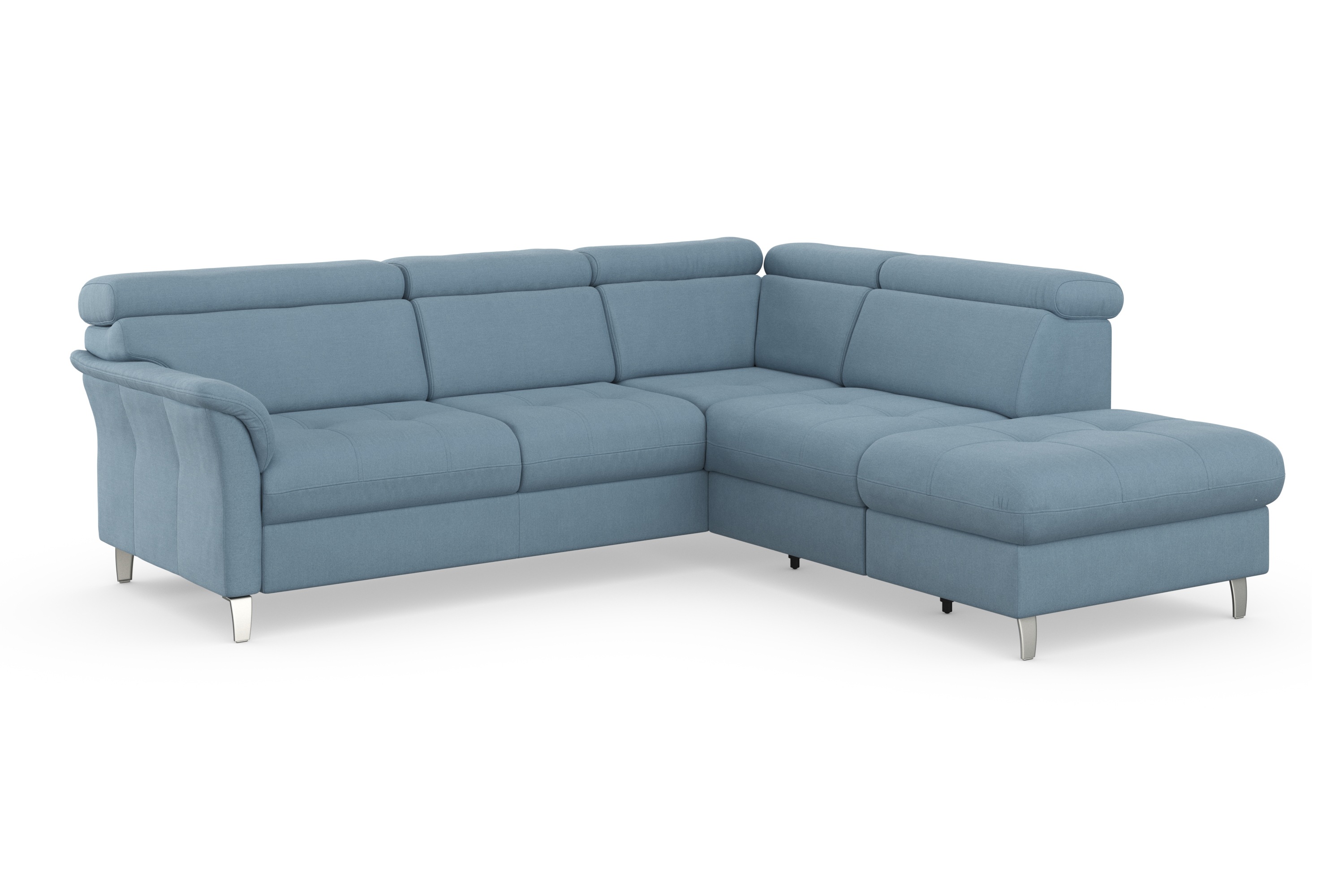 Thumbnail - sit&more Ecksofa "Marano L-Form" inklusive Kopfteilverstellung, wahlweise mit Bettfunktion, Bettkasten