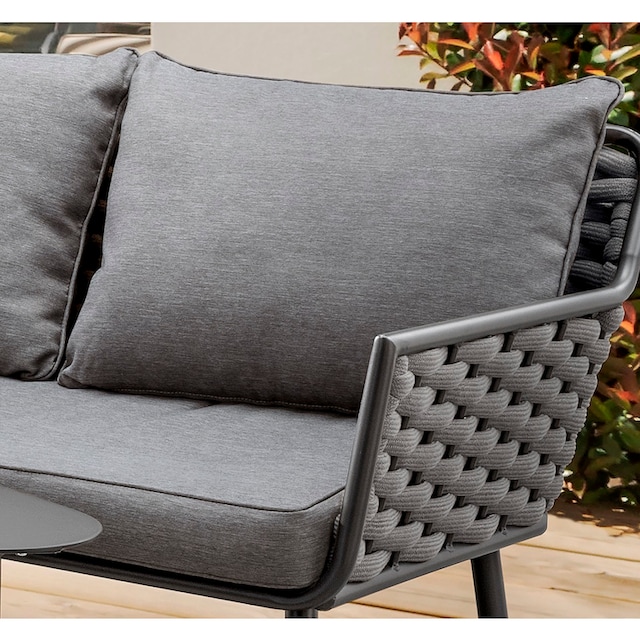 Destiny Gartenlounge-Set »RAVENNA«, (Set, 12 tlg.), Aluminium, 1 Sofa, 2  Sessel, 2 Tische 109x60x45 cm und 60x60x40 cm | BAUR