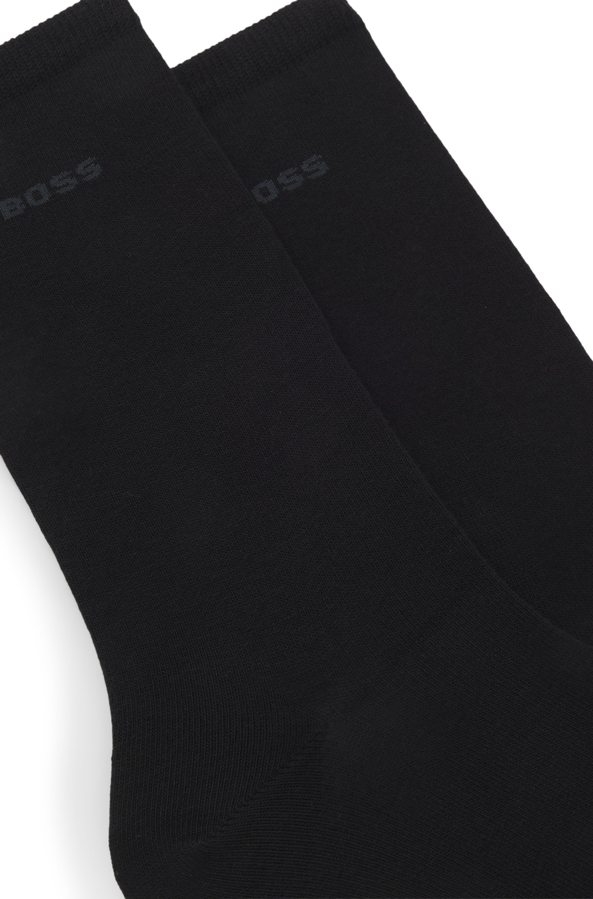 BOSS Businesssocken »2P RS Uni Logo CC W«, (Packung, 2 Paar, 2er Pack), mit BOSS Schriftzug