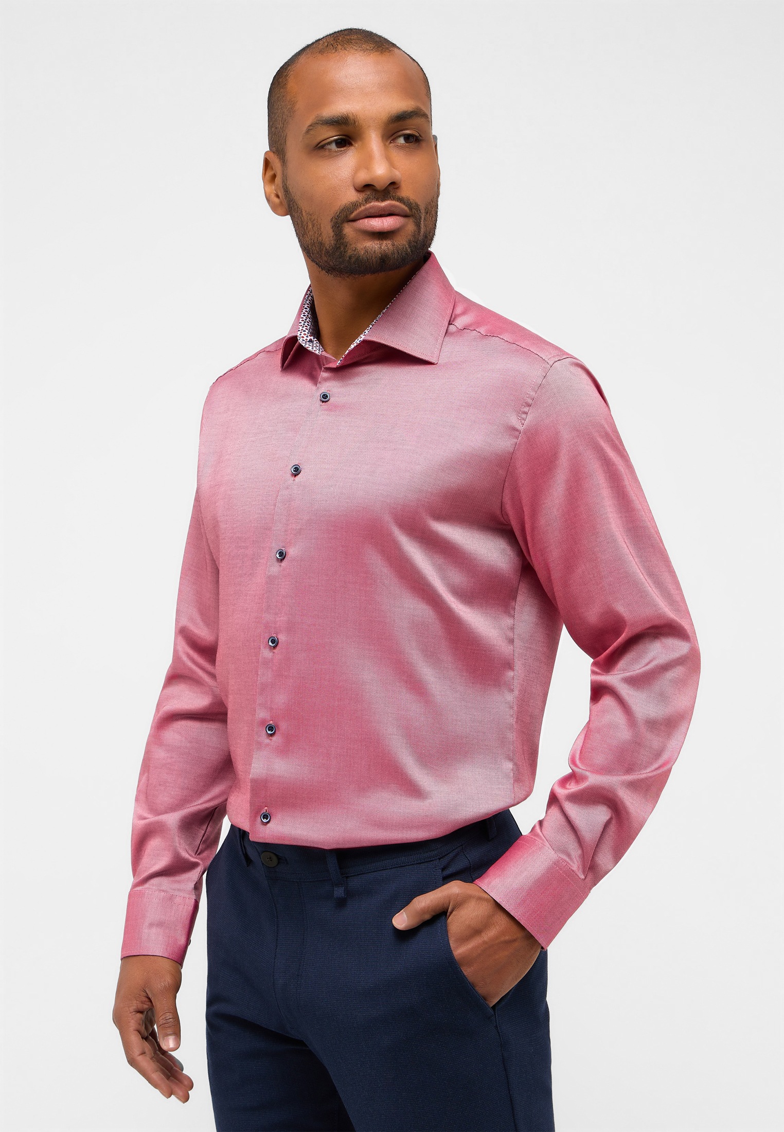 Eterna Langarmhemd "MODERN FIT", EASY IRON (bügelleicht) günstig online kaufen