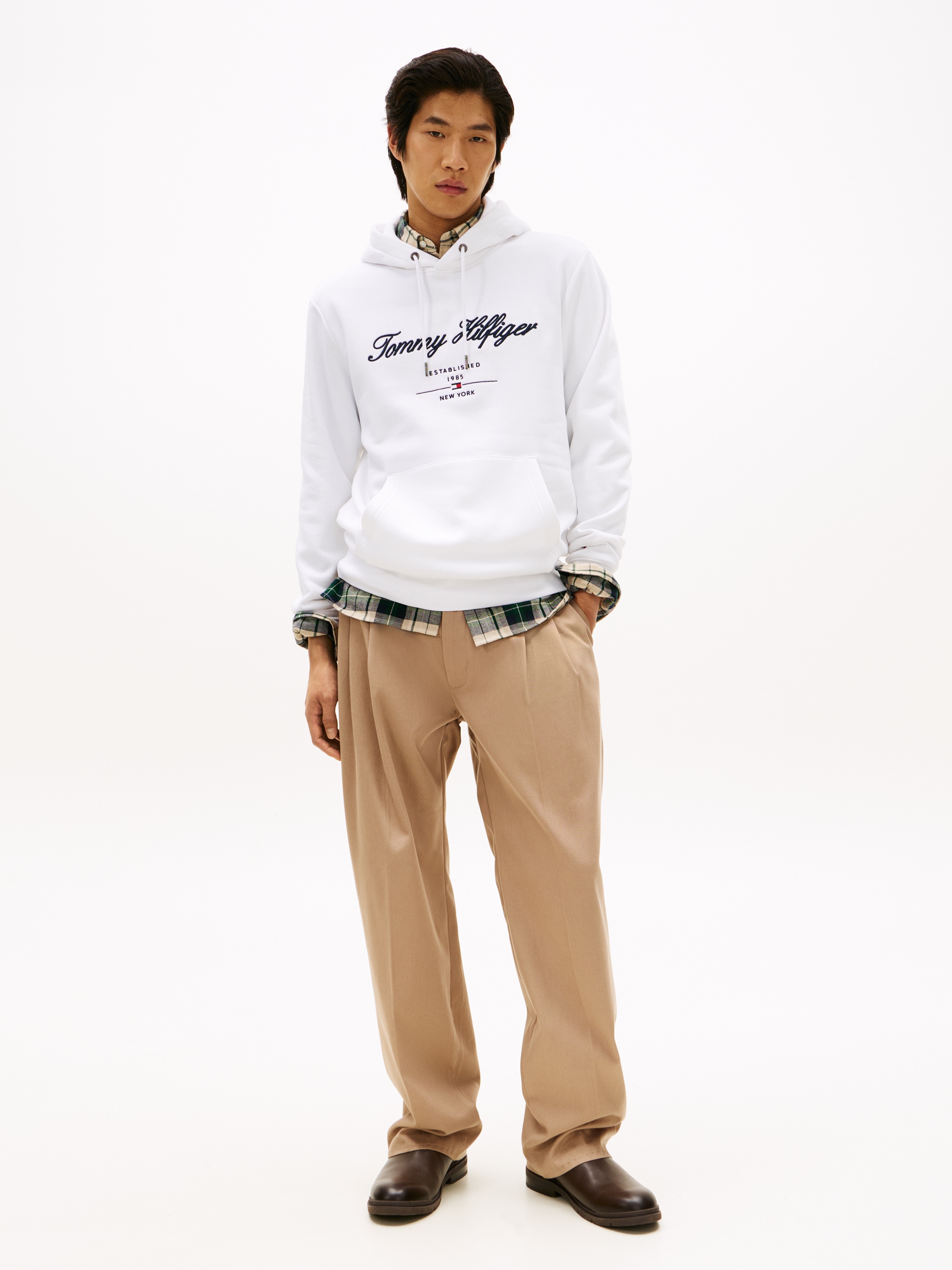 Tommy Hilfiger Hoodie »SCRIPT LOGO HOODY«, mit aufgesticktem Logo
