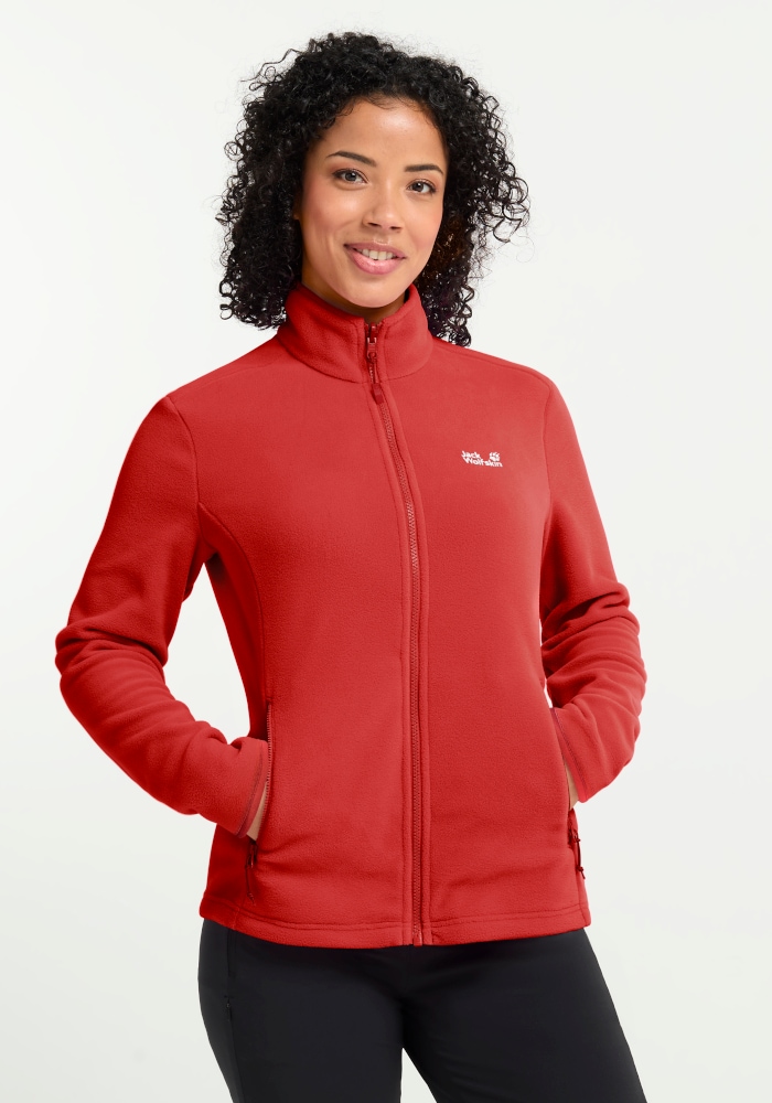 Jack Wolfskin Fleecejacke »TAUNUS 100 FZ W« winddicht, wasserabweisend, mit durchgehendem Reißverschluss, wärmend