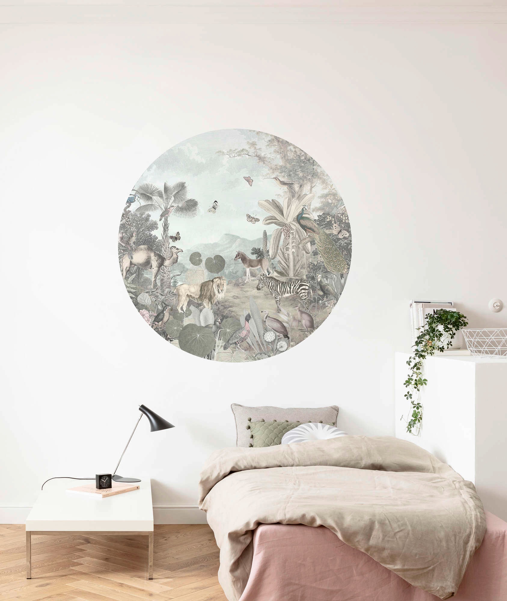 Komar Vliestapete »Vlies selbstklebend - Utopia - Größe 125 x 125 cm«, bedruckt, Wohnzimmer, Schlafzimmer