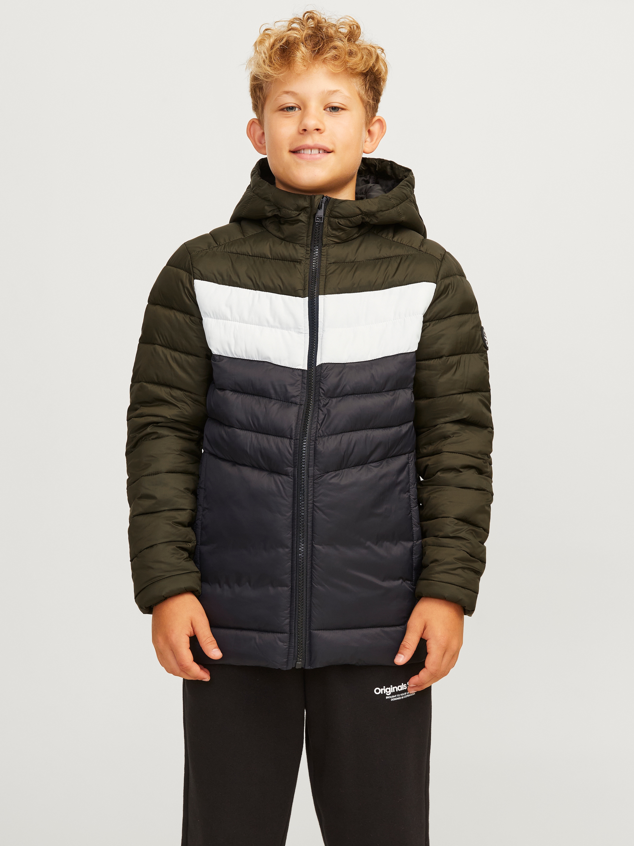 Jack & Jones Junior Steppjacke »JJESPRINT PUFFER HOOD NOOS JNR«, mit Kapuze