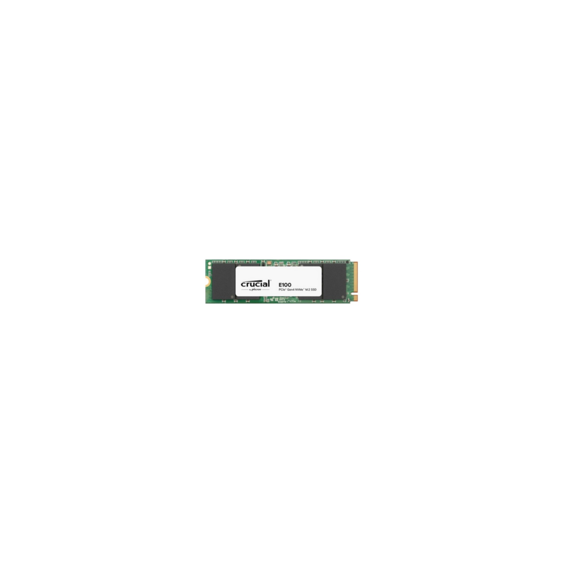 CRUCIAL interne SSD "E100", B:12,5cm H:1,5cm T:17,5cmohne farbbezeichnung, Festplatten