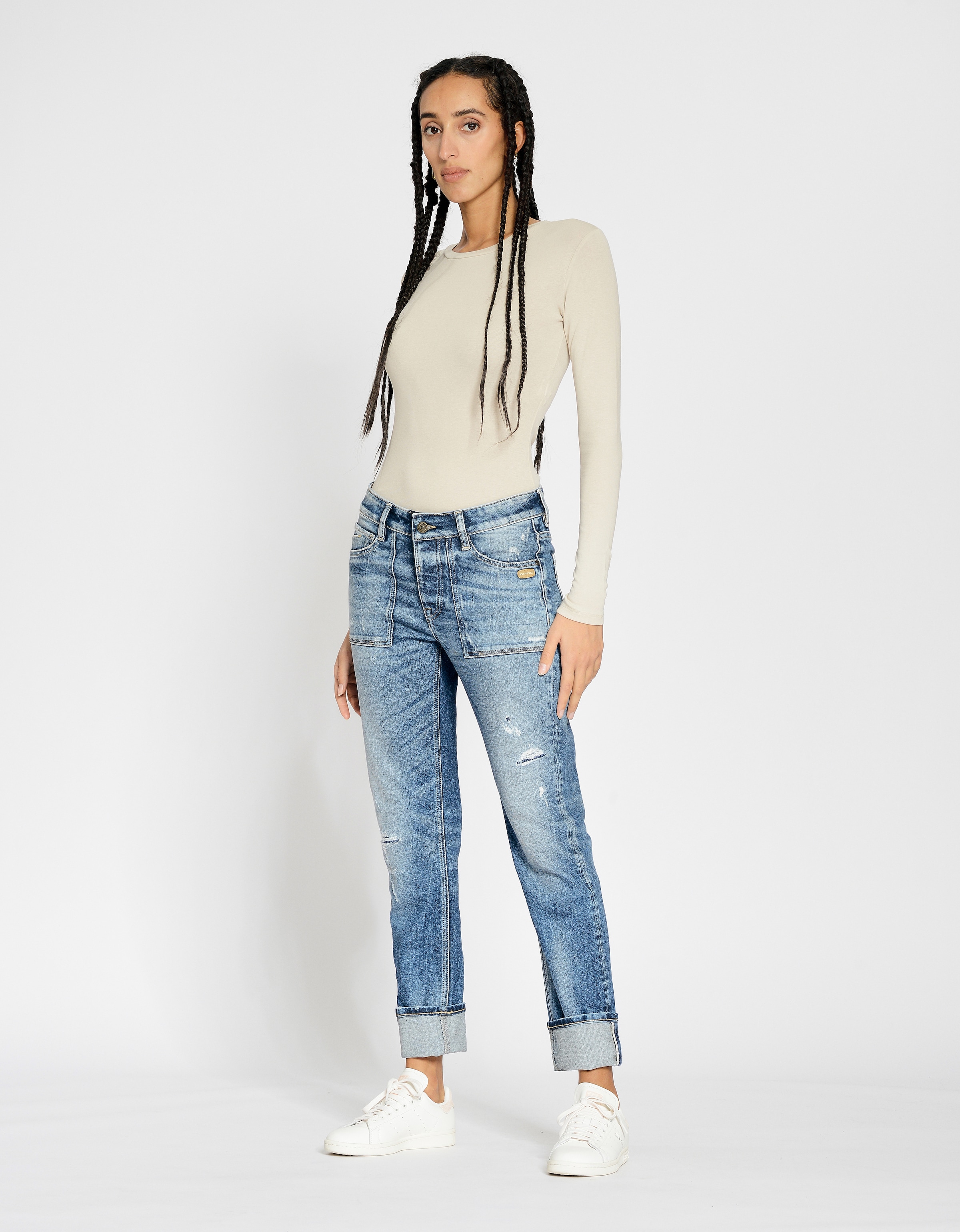 GANG Boyfriend-Jeans »94NICA WORKER«