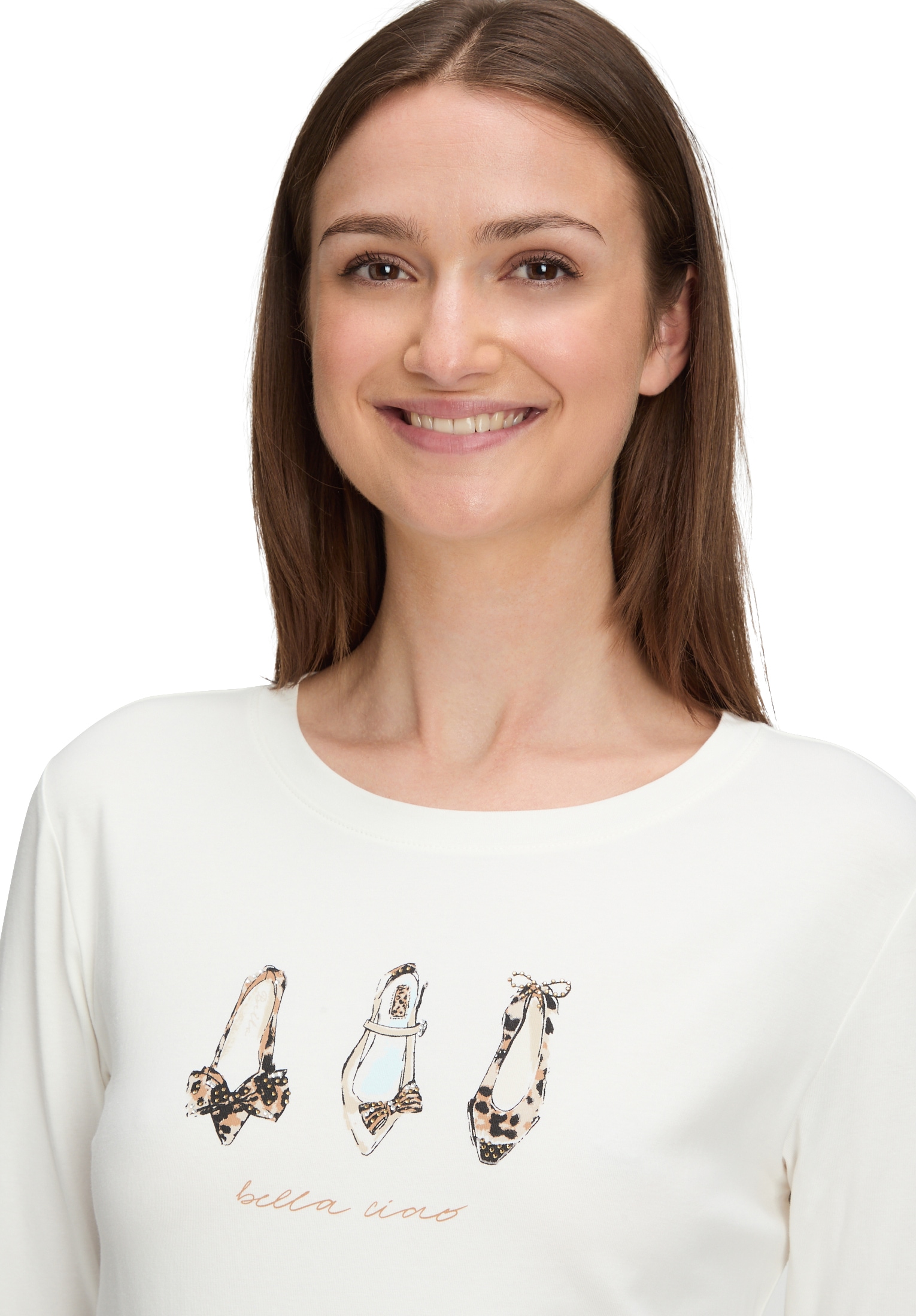 Betty&Co 3/4-Arm-Shirt »Damen mit Print« 1 Stk.
