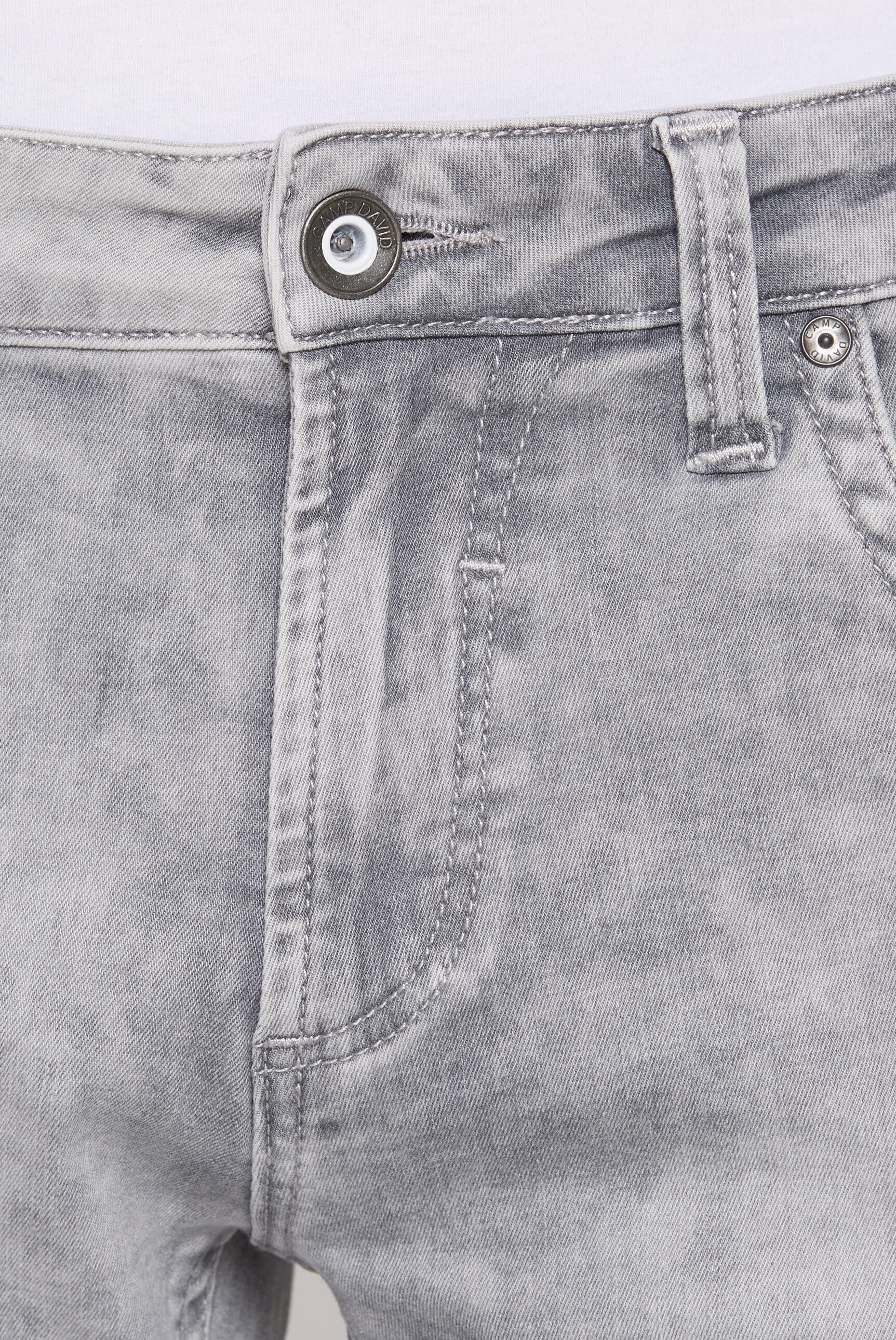 CAMP DAVID Jeansshorts, mit Turn-Up Saum