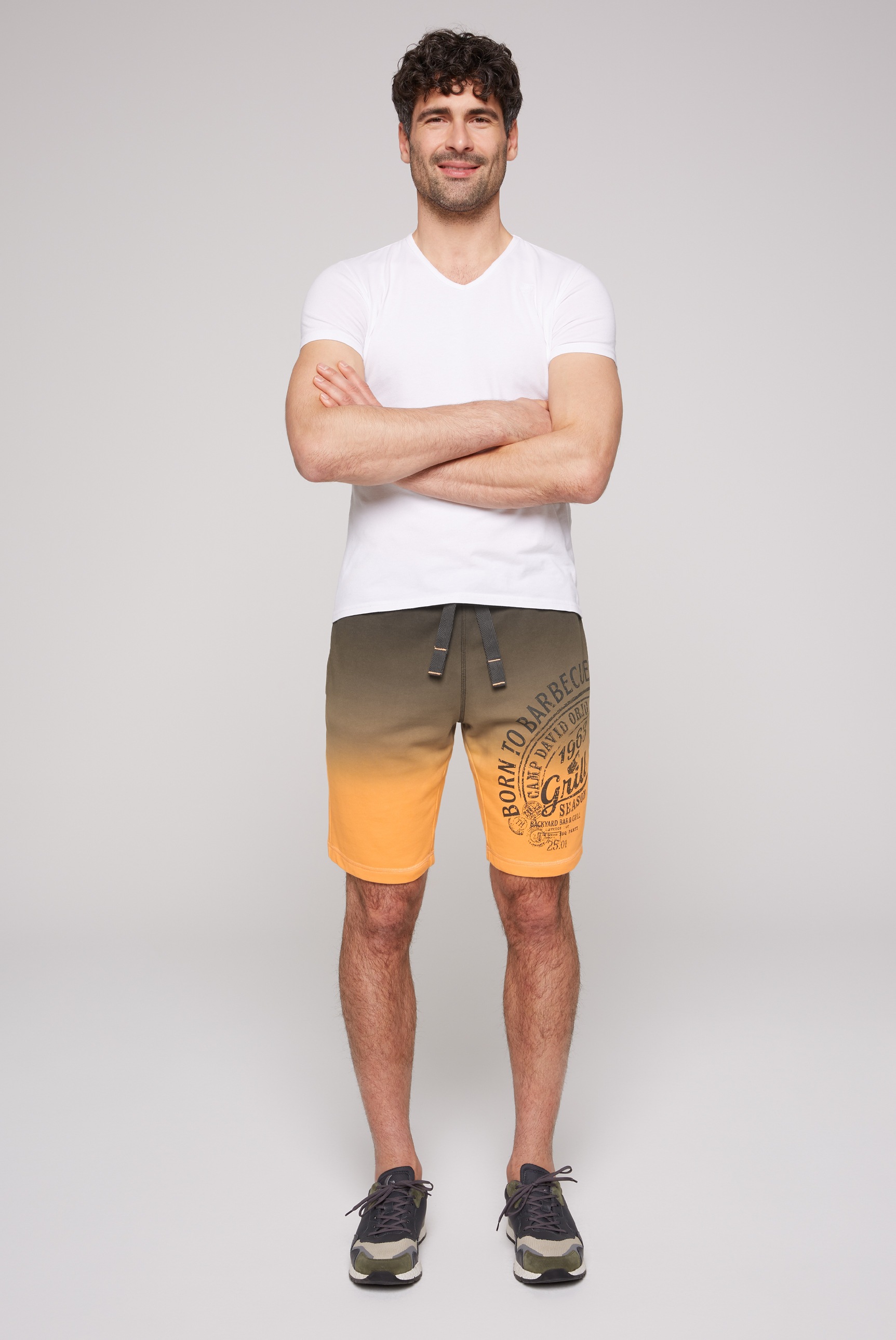 CAMP DAVID Sweatshorts, mit Elastikbund und Kordel