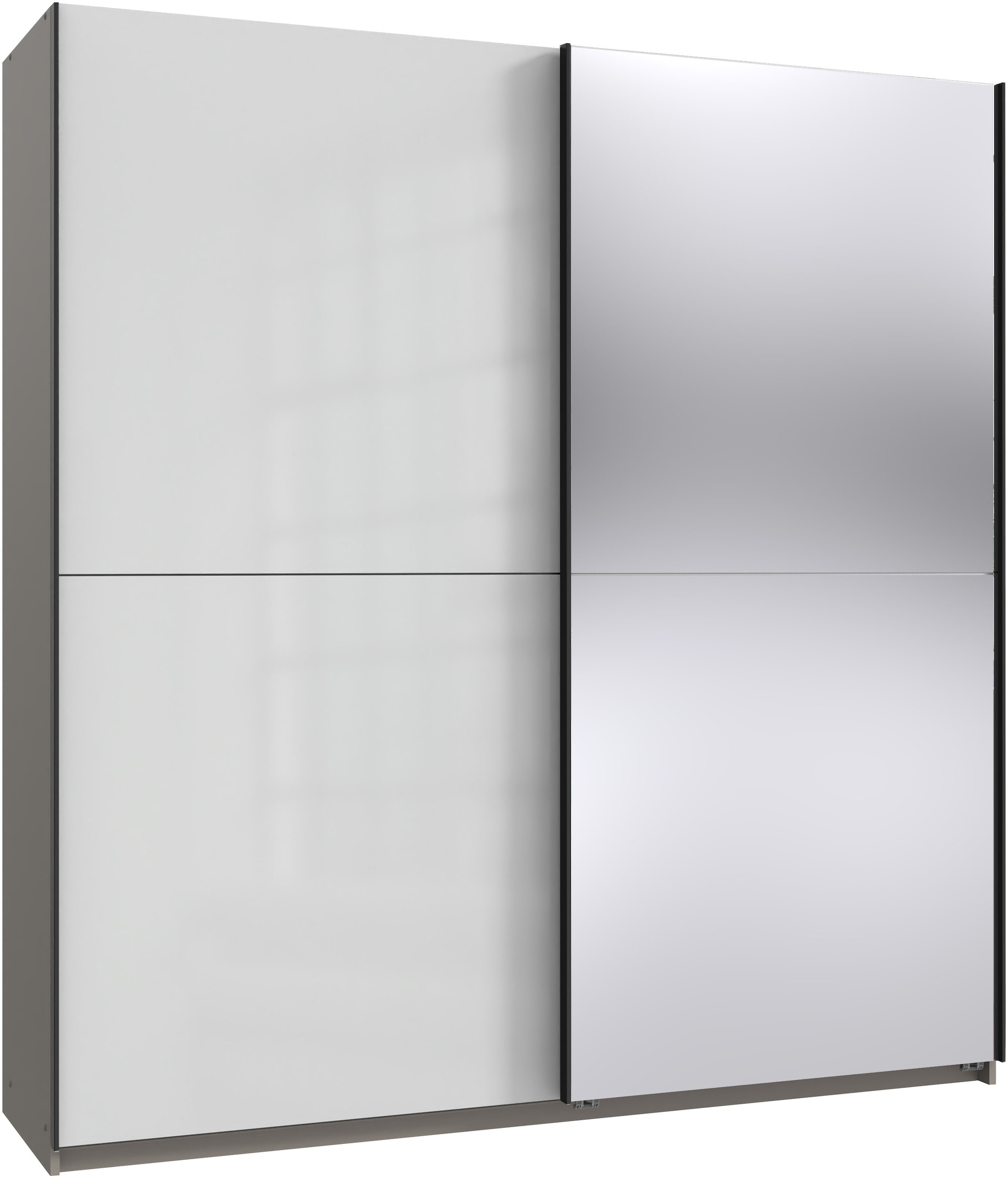 Wimex "Mugano, B/T/H 135 oder 180/65/198cm, Made in Germany" wähle Deine Ausstattung: Basic oder Premium, 2 Schwebetüren mit oder ohne Spiegel, Metallgriffe