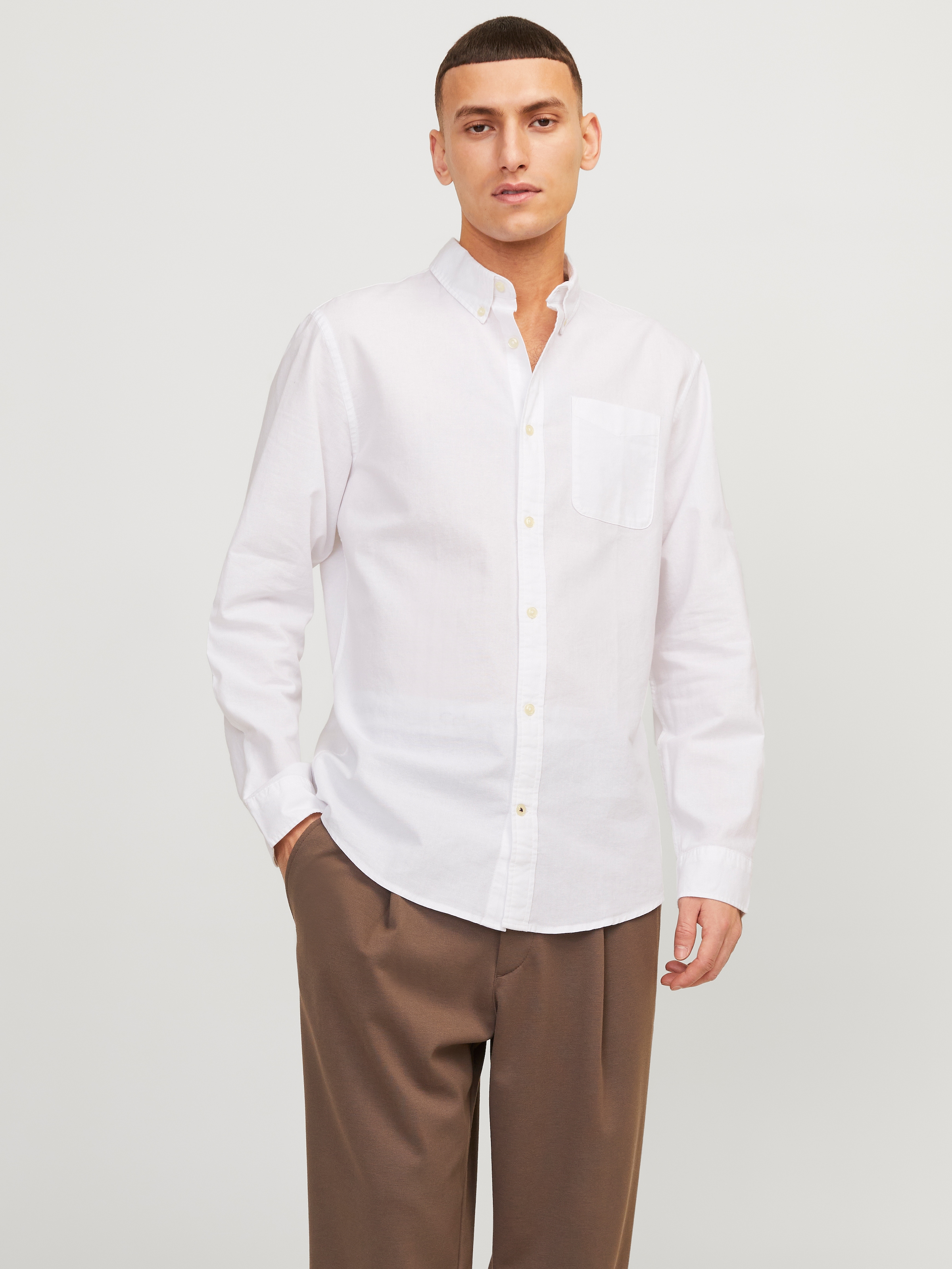 Jack & Jones Langarmhemd »OXFORD SHIRT«