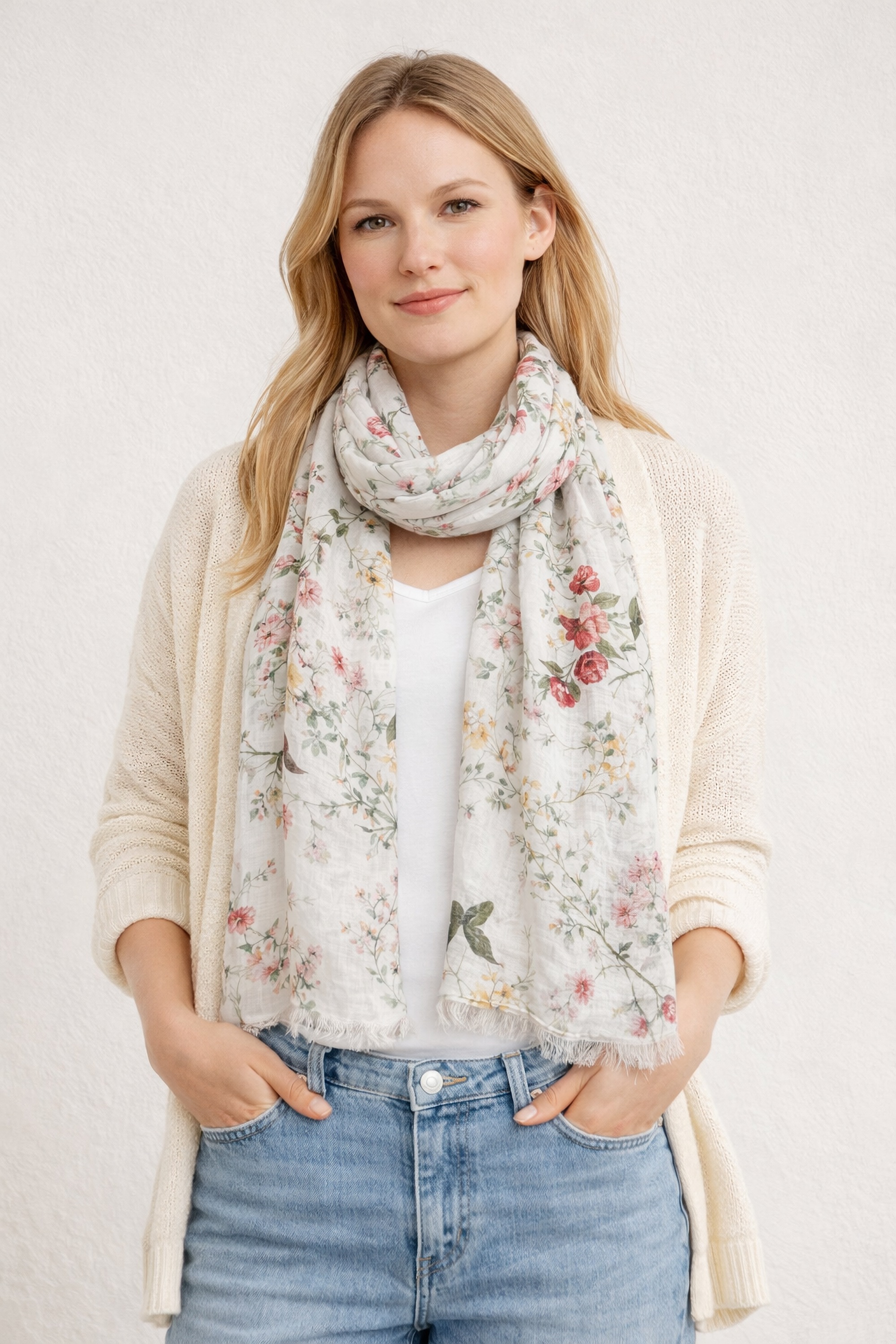 COLLEZIONE ALESSANDRO Modeschal "Flora" 1 Stk. aus super-soft Viskose, mit günstig online kaufen