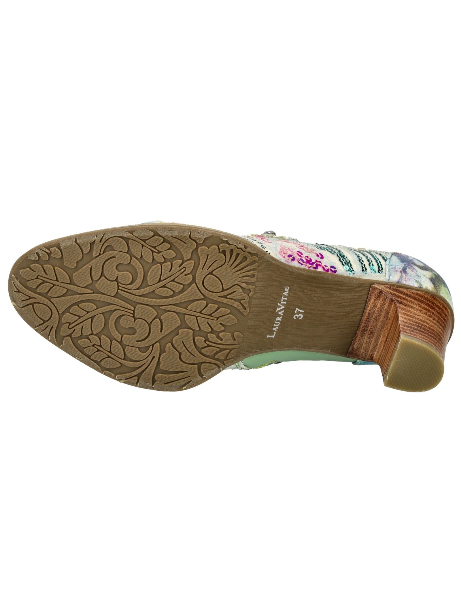 LAURA VITA Schnürpumps »LAURA VITA Pumps Leder/Textil«
