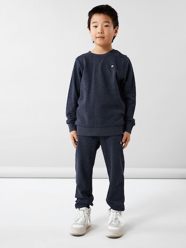 Name It Sweatshirt "NKMVIMO für Jungen mit Bündchen und klassischer Form", unifarben, casual, regular fit, Baumwollmischung, Rundhals