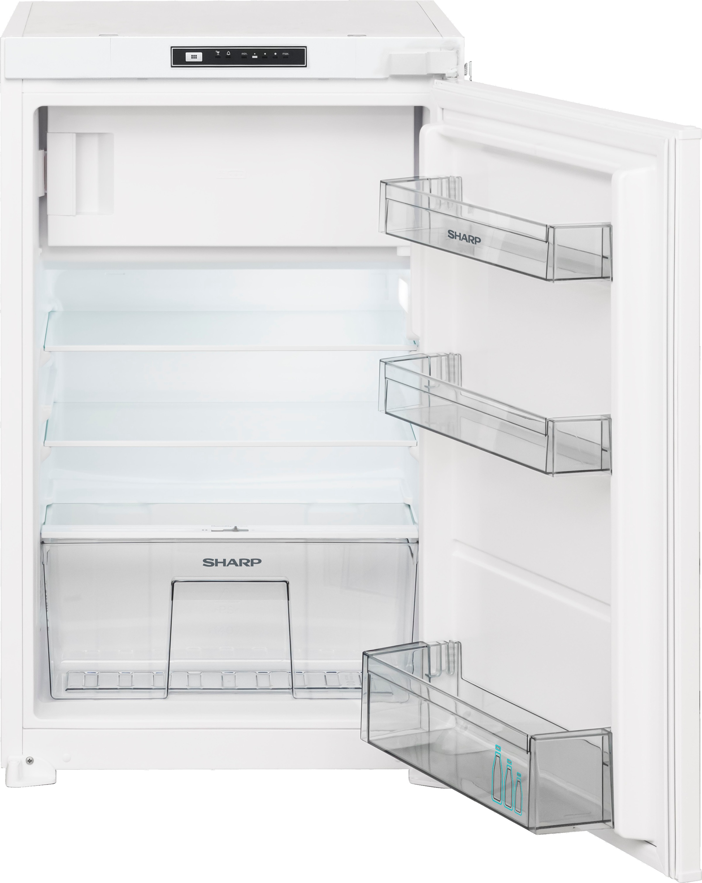 Sharp Einbaukühlschrank »SJ-LD110E0XS-EU«, (88cm Nische), Schlepptür